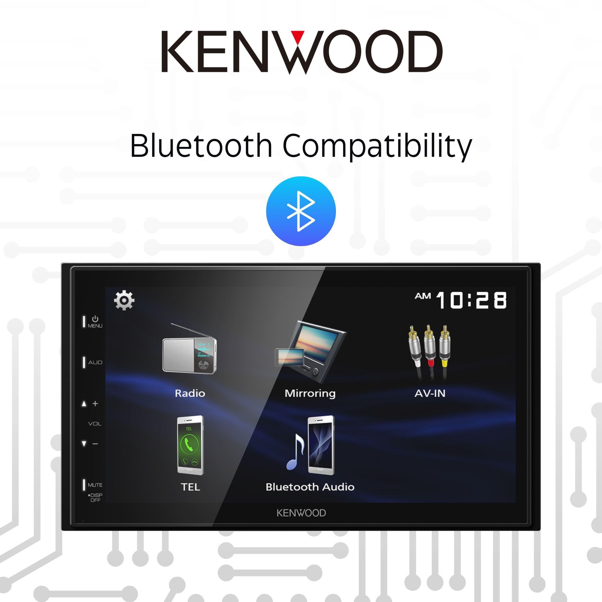 Kenwood DMX129BT Multimedia Receiver with Bluetooth