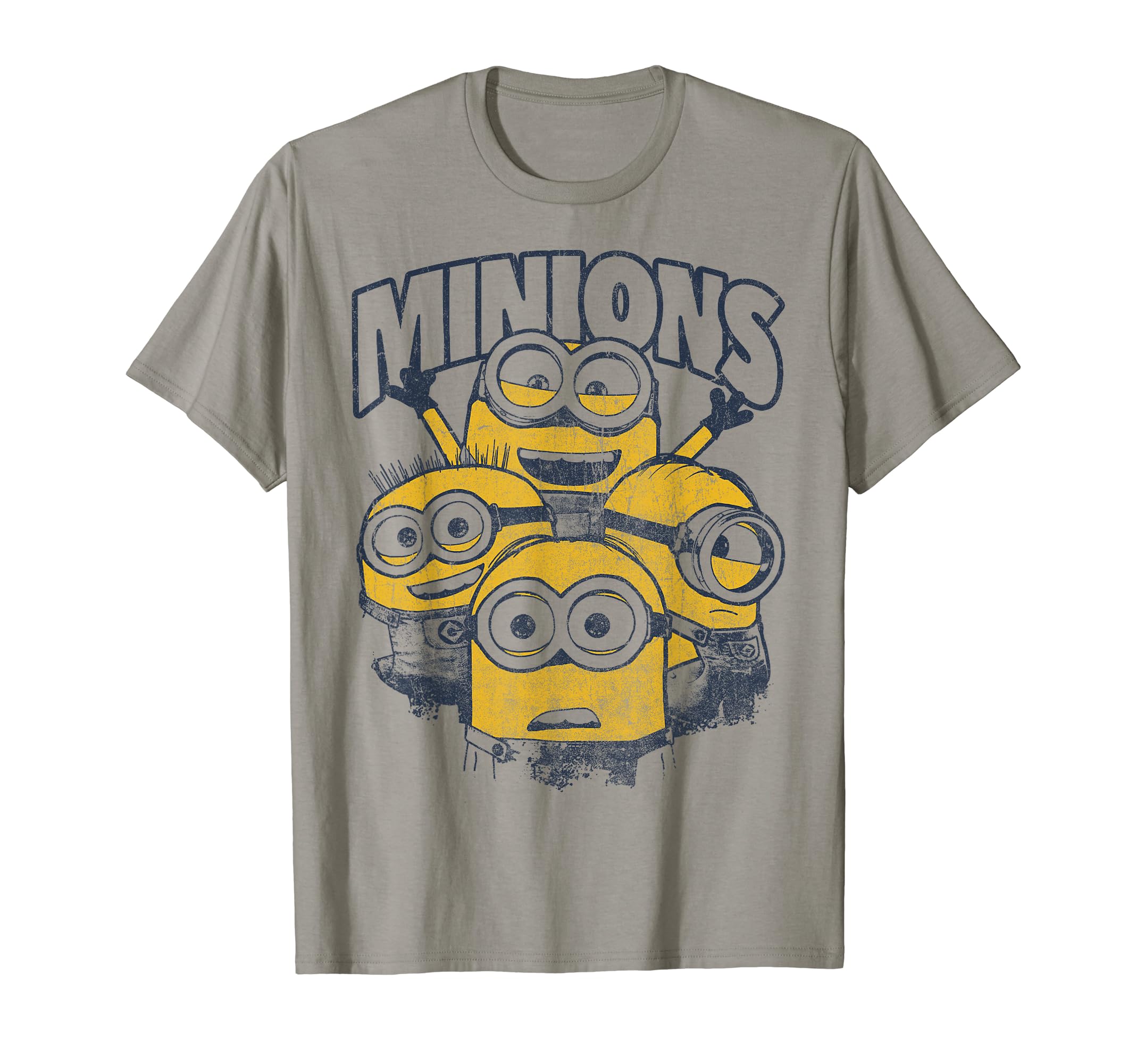 Despicable Me Minions Vintage Group Graphic T-Shirt T-Shirt