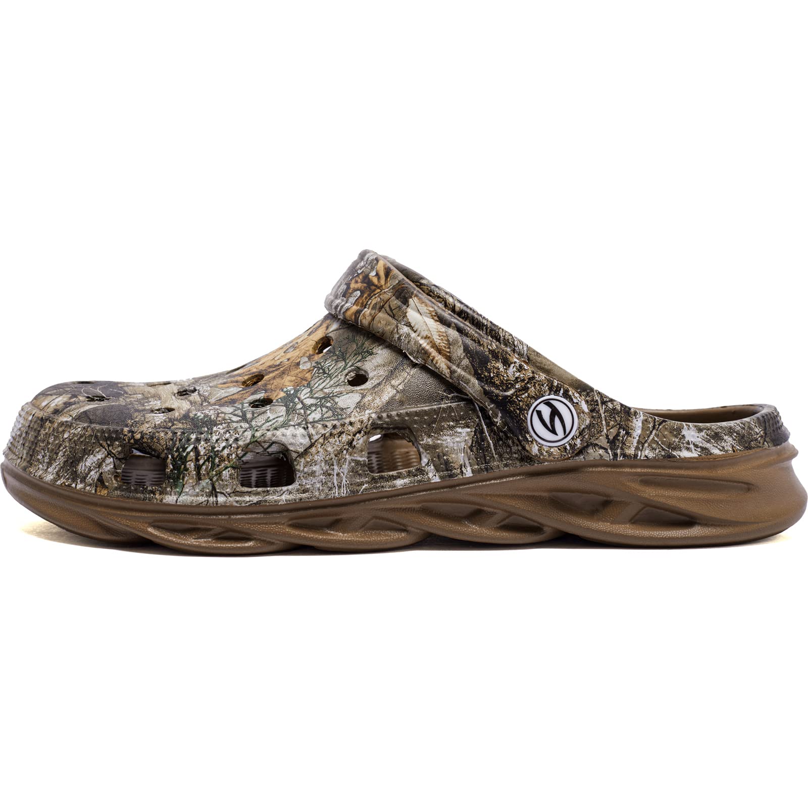 HOBIBEAR Unisex Garden Clogs Shoes Slippers Sandals for Women and Men Walnut,Women 11/Men 9.5