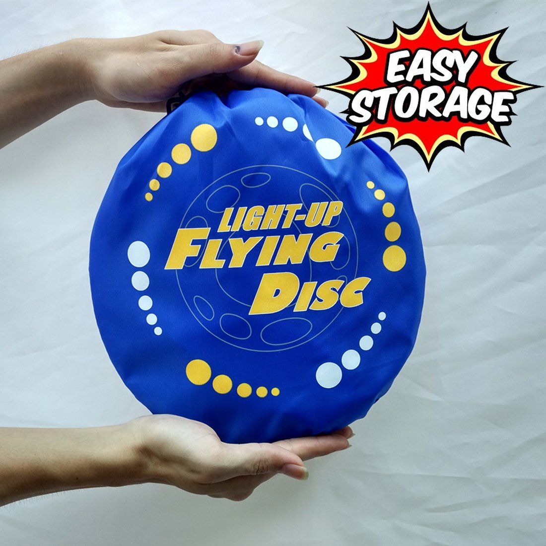 Giant Flying Disc Soft, Foldable & Floats in Air - Encourage Outdoor Play & Family Fun - Great for Kids, Parent-Child Interaction, and School Activities (27 Inch)