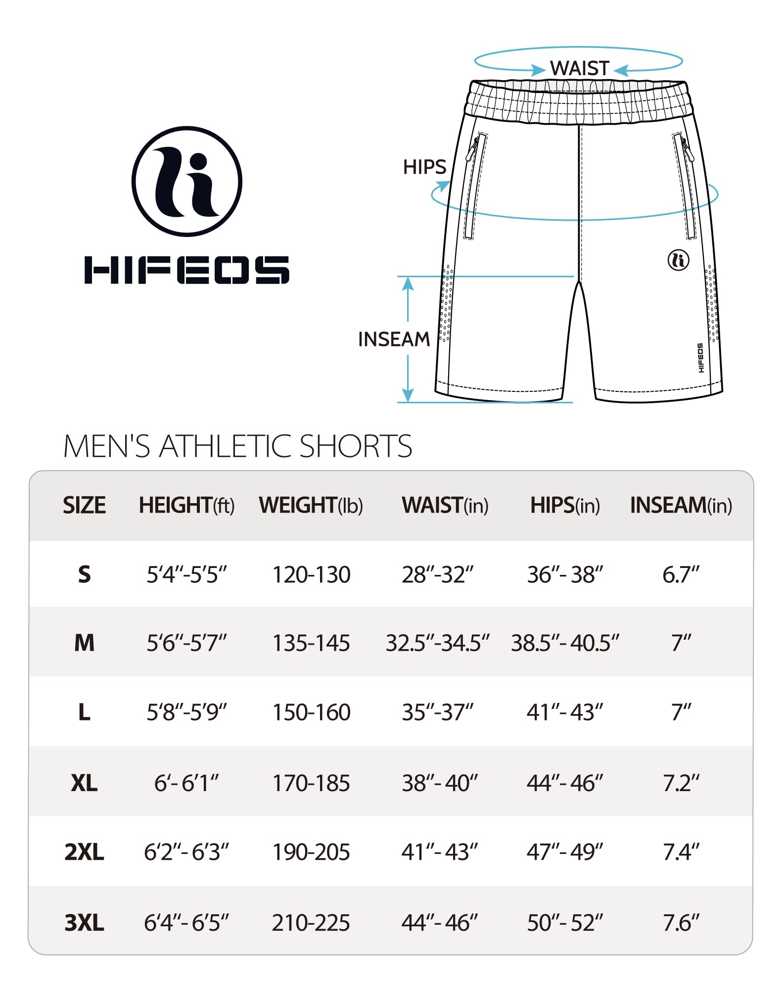 HIFEOS Mens Athletic Shorts -Running, Tennis Gym Workout Shorts for Men 5"/7"/9"- Comfort, Lightweight, 3 Zippered Pockets Orange