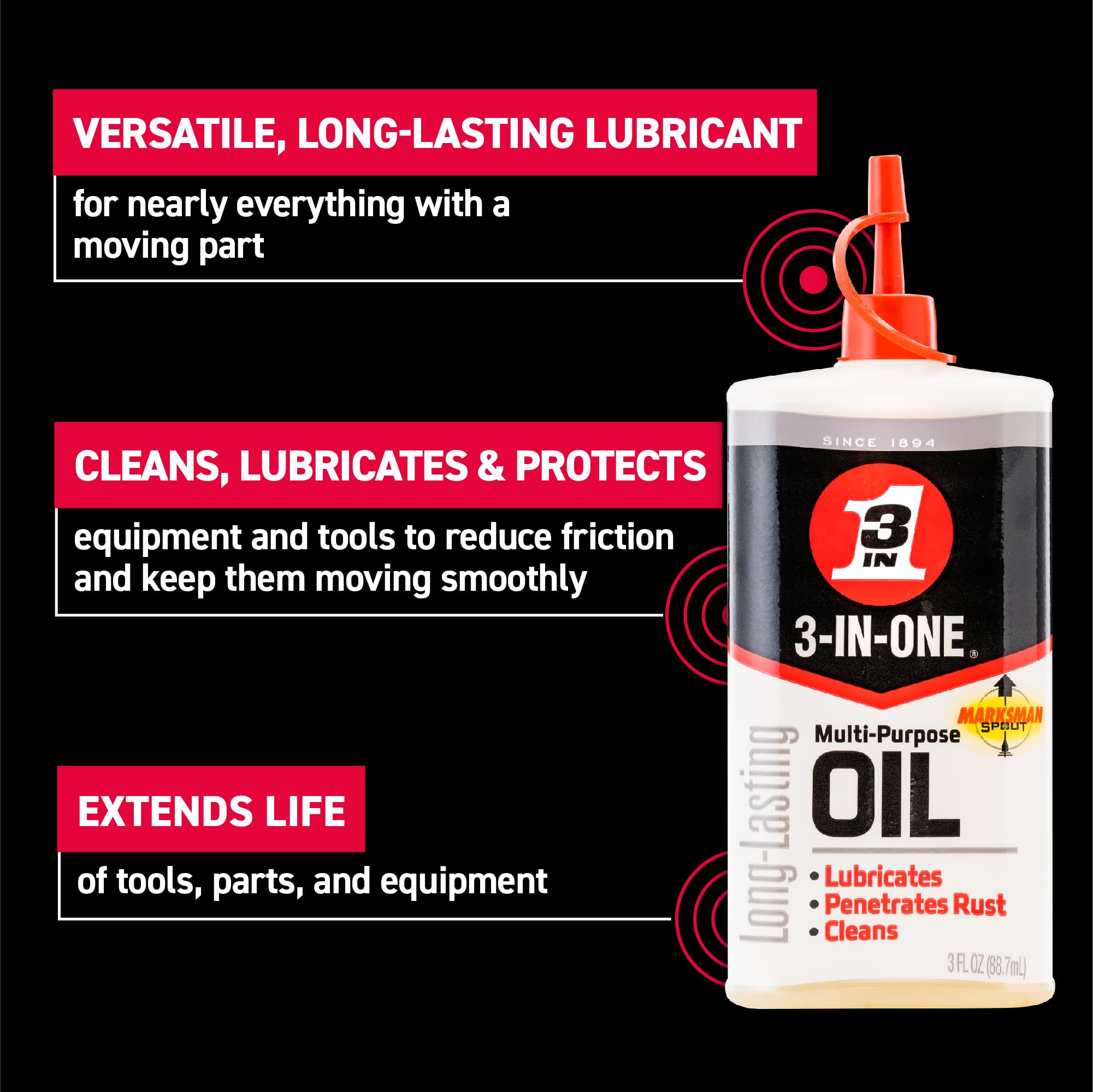 3-IN-ONE 11 Oz Garage Door Lubricant and 3 Oz Multi-Purpose Oil