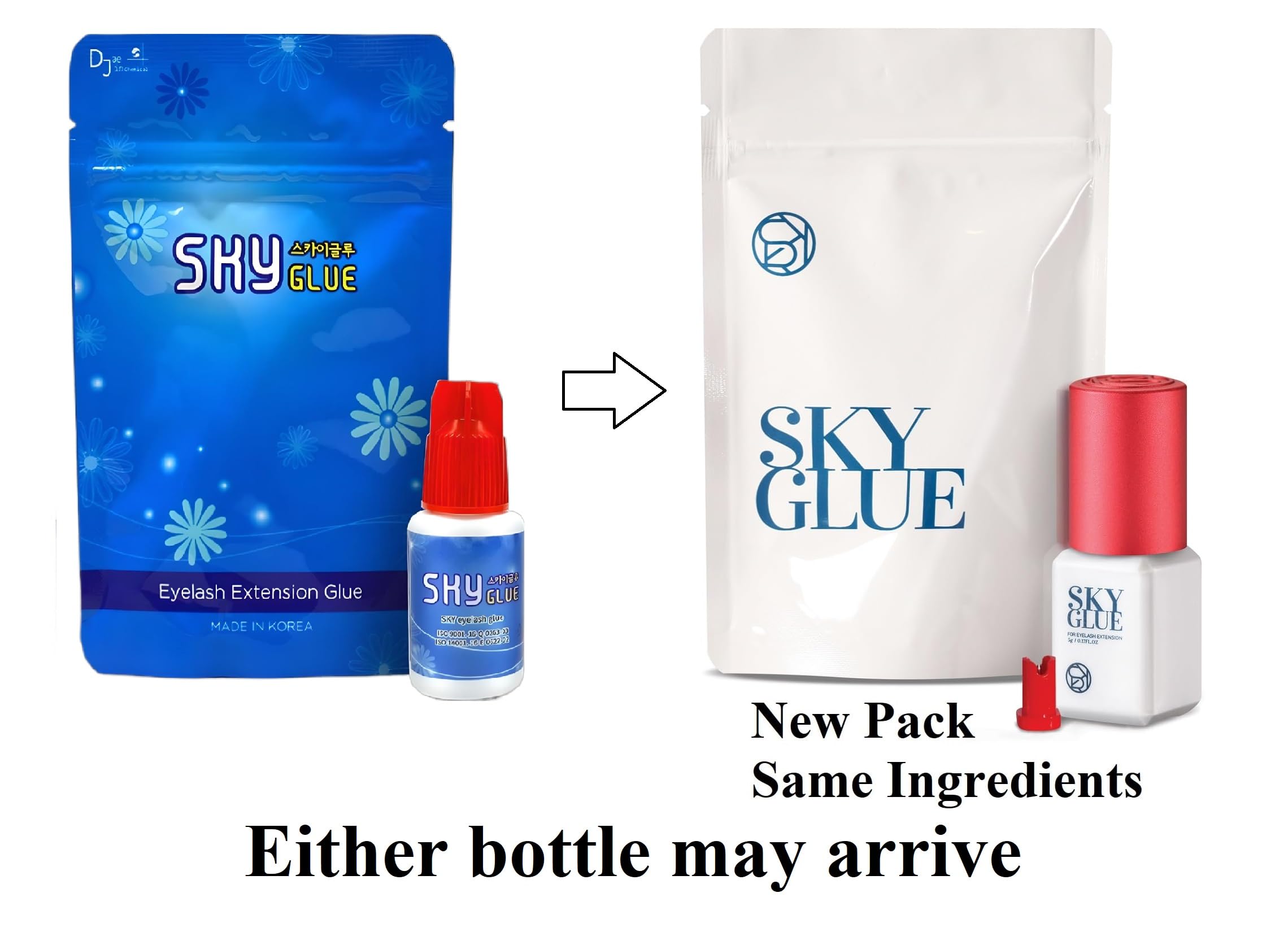 Eyelash Extension Glue Advanced Tech SKY S+ Glue 5ml / 6-8 Weeks Lasting time - 1-2s Fast Drying Time