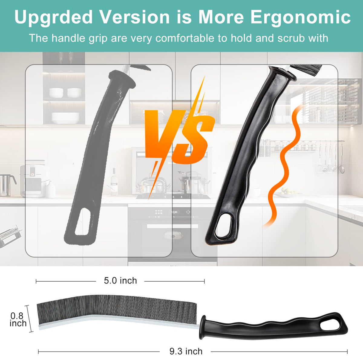 Crevice Cleaning Brush,Hard-Bristled Crevice Cleaning Brush,2024 New Multifunctional Gap Cleaning Brush Tool,Dead Corners Brushes for Bathroom Kitchen Tiles Window Door Slots,3pcs