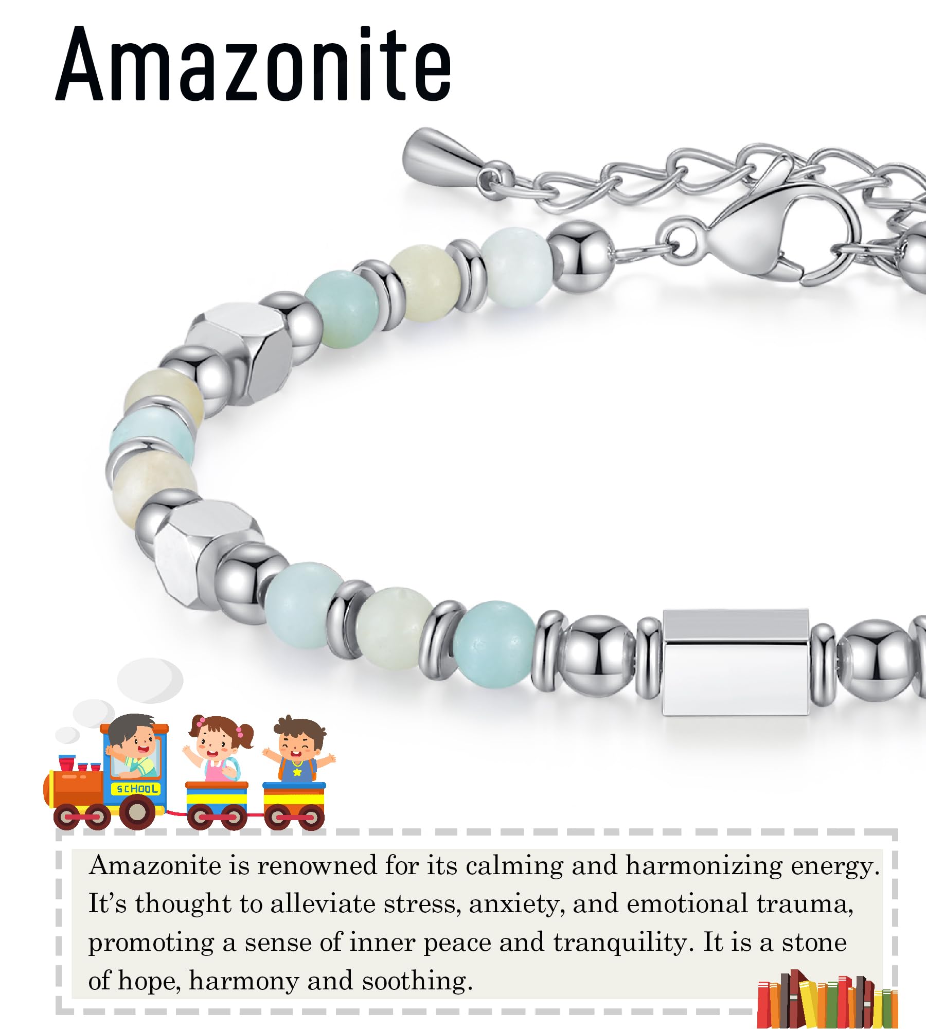 AryaHozel Back to School Bracelet, Back to School Gifts for Students College Middle High School Girls Back to School Supplies Stuff First Day of Kindergarten Bracelet 1st Day of School Bracelet