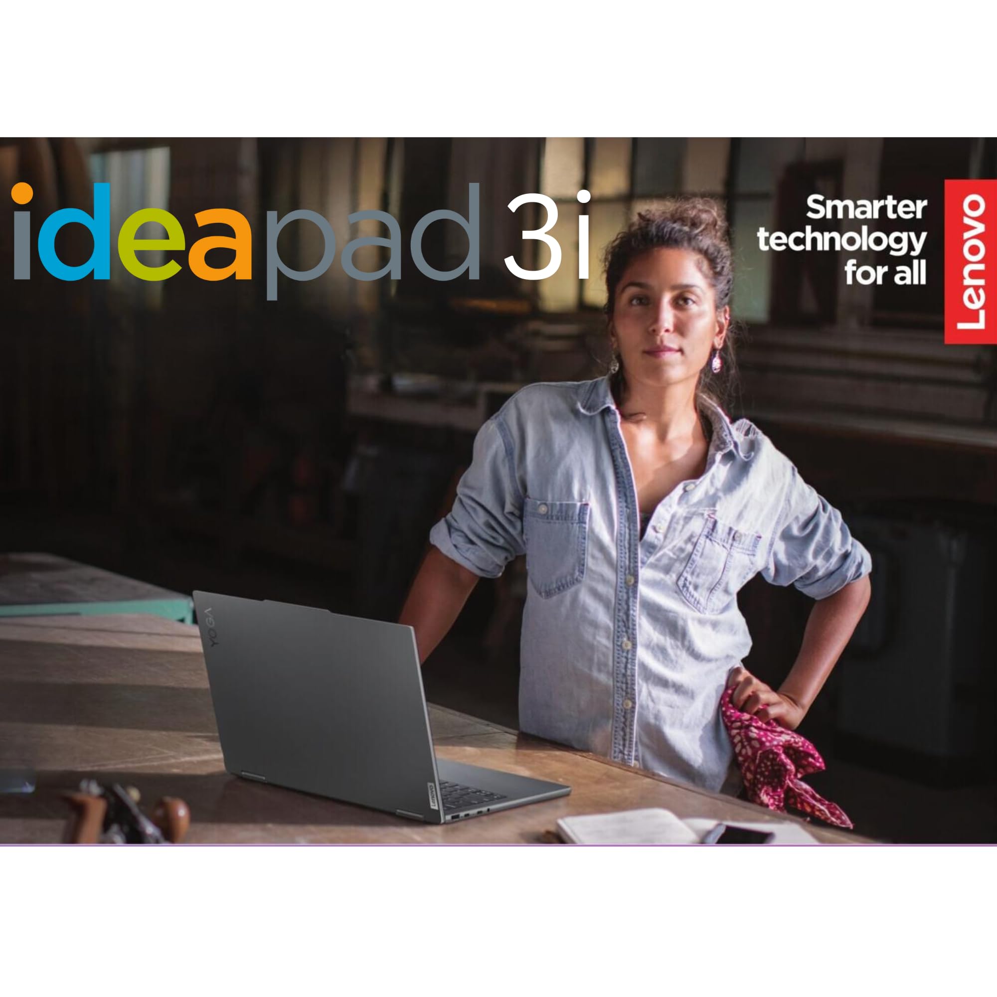 Lenovo Touchscreen Laptop with Lifetime Office 365 for The Web - IdeaPad 3i - Intel Core i3 Processor - 15.6“ Full HD - 8GB RAM - 256GB SSD - Bluetooth - Webcam - Windows 11 no Mouse