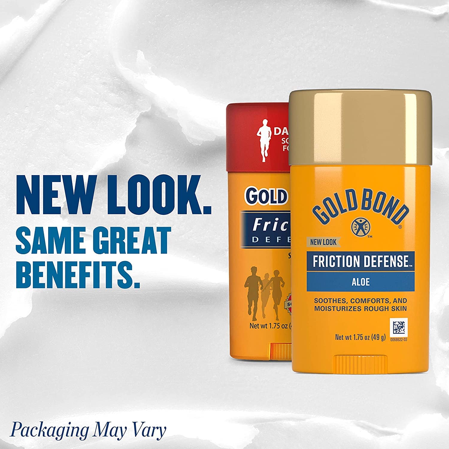 Gold Bond Friction Defense Stick Unscented 1.75 oz ( Pack of 2)