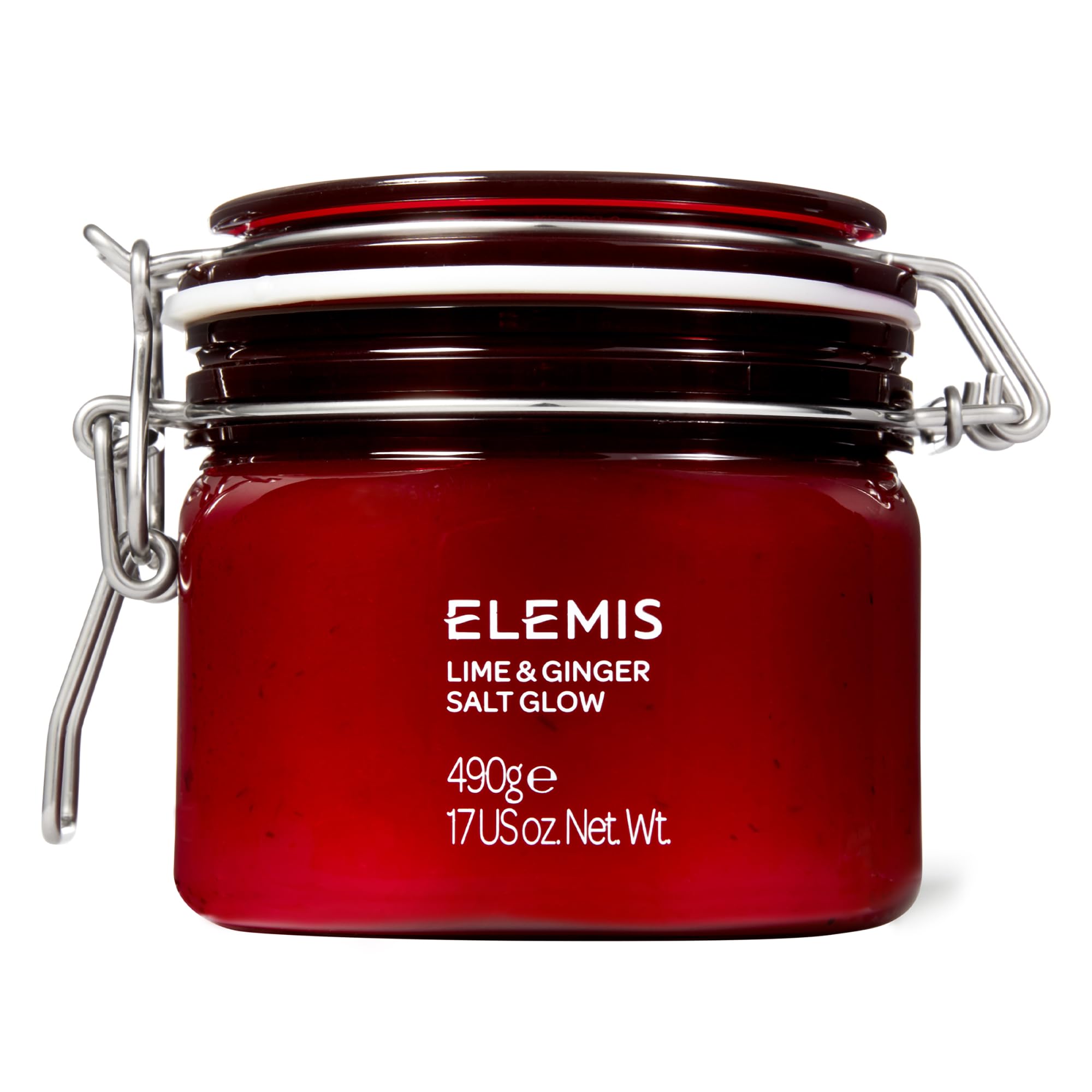 ELEMIS Lime and Ginger Salt Glow | Invigorating Mineral-Rich Salt Scrub Helps to Lock in Moisture and Exfoliates, Smoothes and Softens the Skin | 17 Ounce (Pack of 1)
