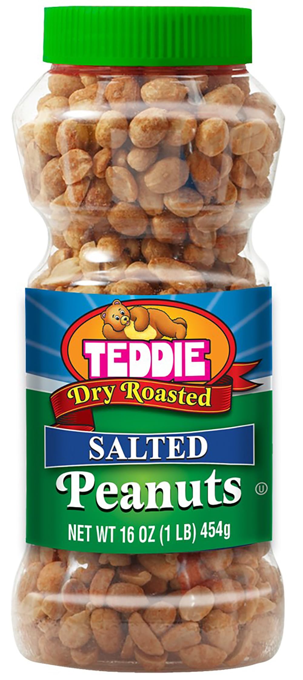 Teddie Premium All Natural Dry Roasted Peanuts (Salted, 16 Ounce (Pack of 1))