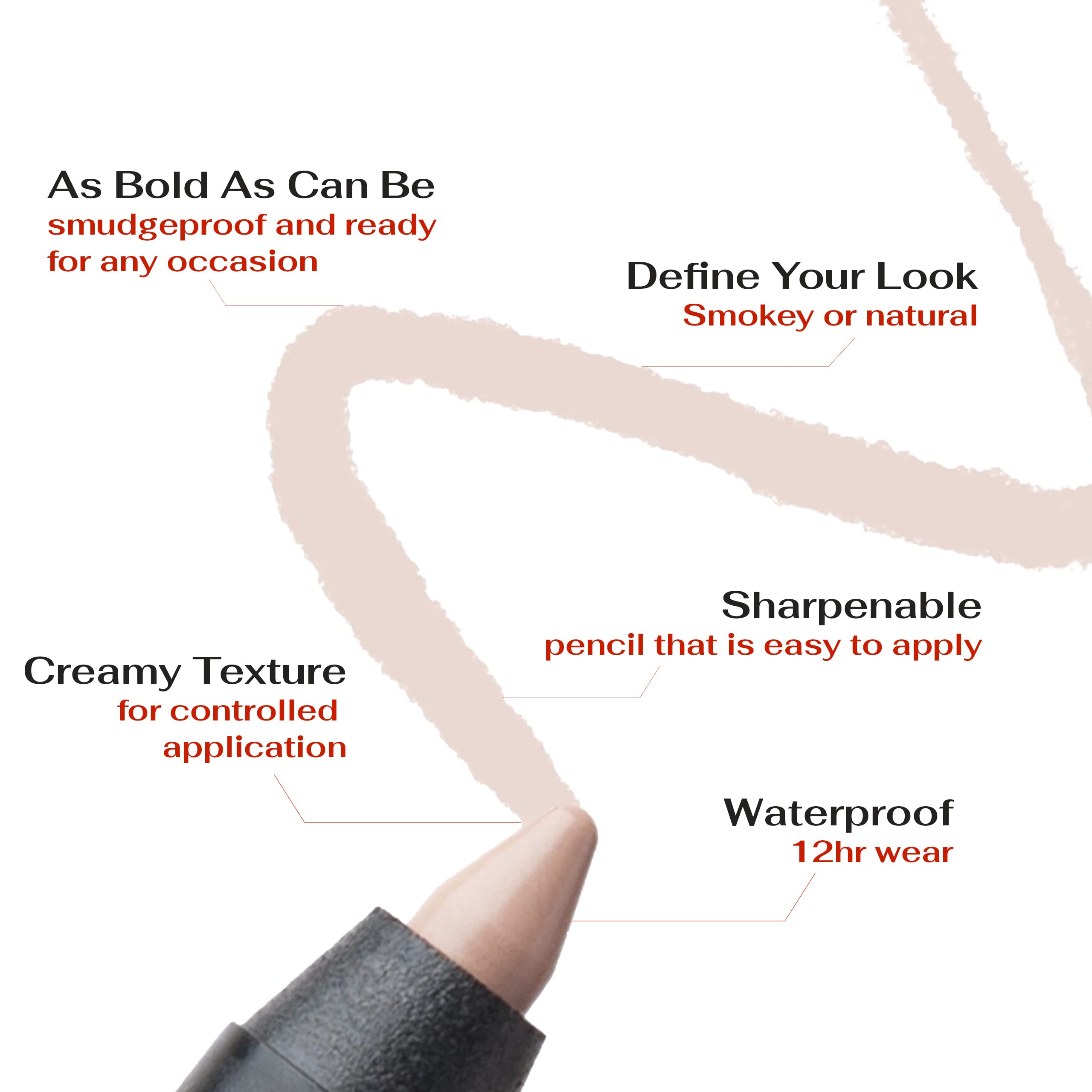 K7L Cream Nude Eyeliner and Liquid Black Eyeliner - Create a Natural Look That's Long-lasting and Waterproof