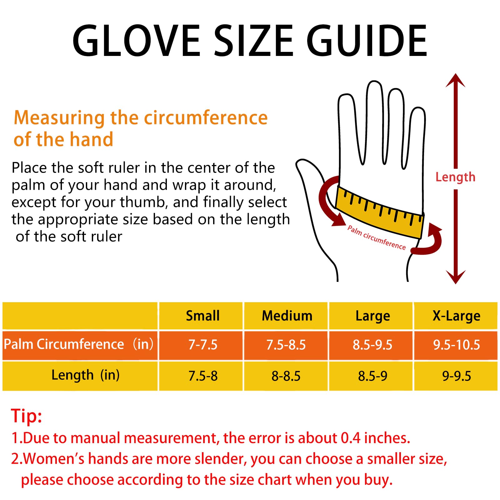 Leather Gloves for Men(Reinforced Palm), Gardening Gloves for Women, Puncture and Cut Resistant for Construction Work, Welding, Gardening and more.(1 pair Small)