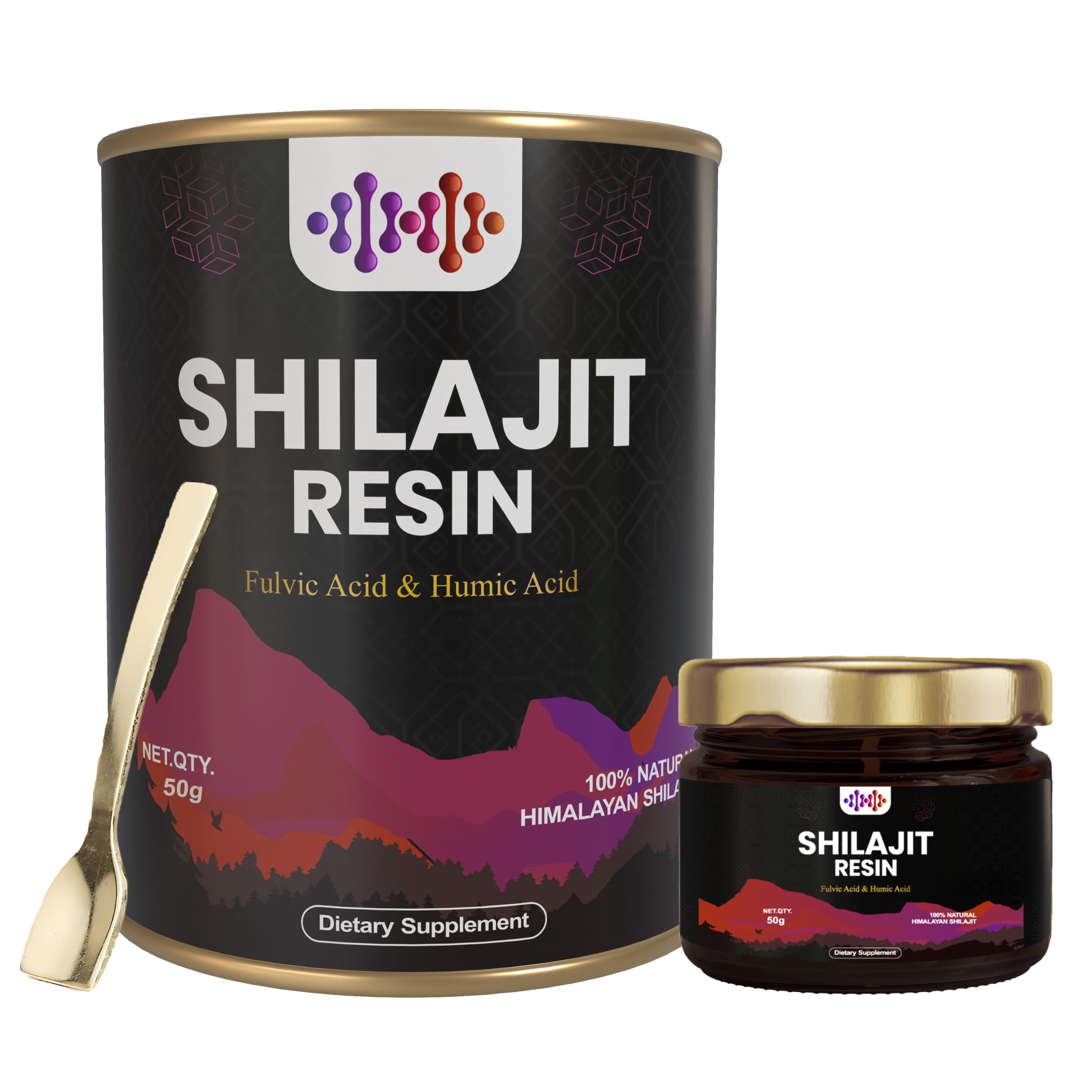 Biosyntra Pure Shilajit Resin – with Fulvic Acid & 87+ Trace Minerals exctracted from Himalaya – Natural Energy, Stamina & Vitality Supplement for Men & Women, 3rd Party Tested, Non-GMO, 1.7 oz Jar