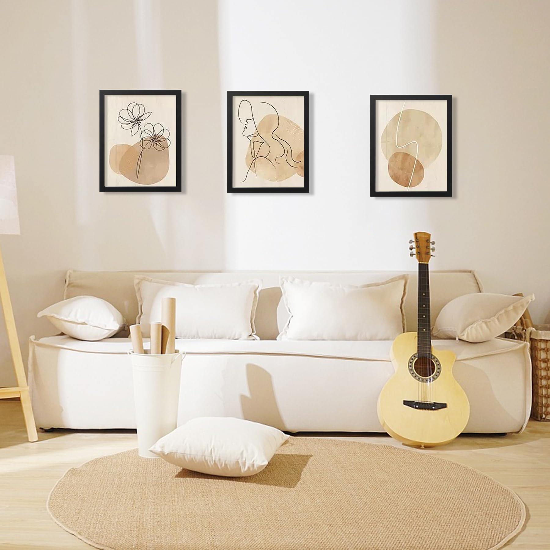 decorUhome 8x10 Picture Frame, Display Pictures 5x7 with Mat or 8x10 without Mat, Black Engineered Wood Photo Frame with Plexiglass for Wall & Tabletop Display, Picture Frames 8x10 Set of 1