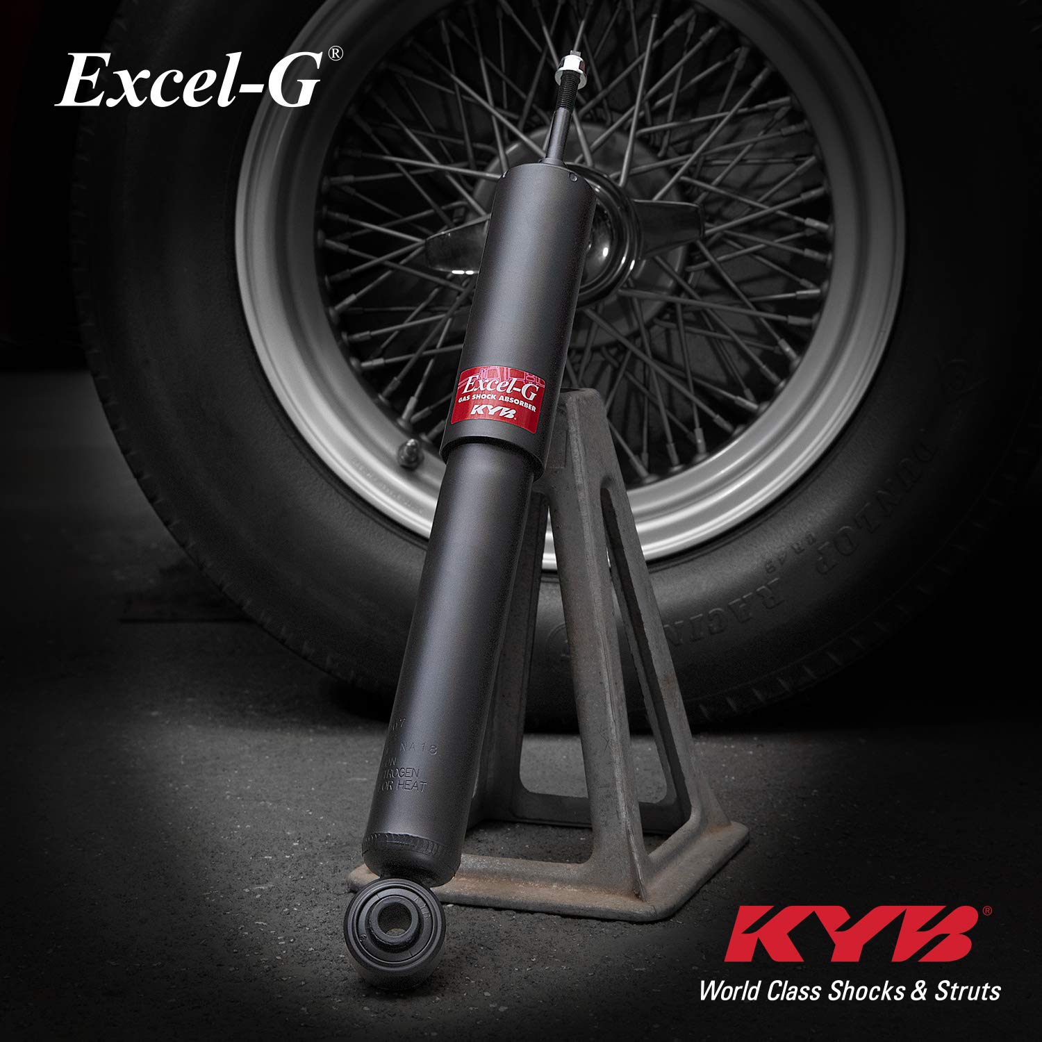 KYB 344296 Excel-G Gas Shock, black , silver