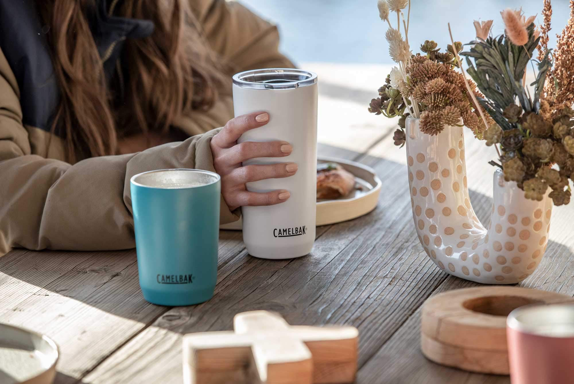 CamelBak Horizon 20oz Tumbler - Insulated Stainless Steel - Tri-Mode Lid - Black