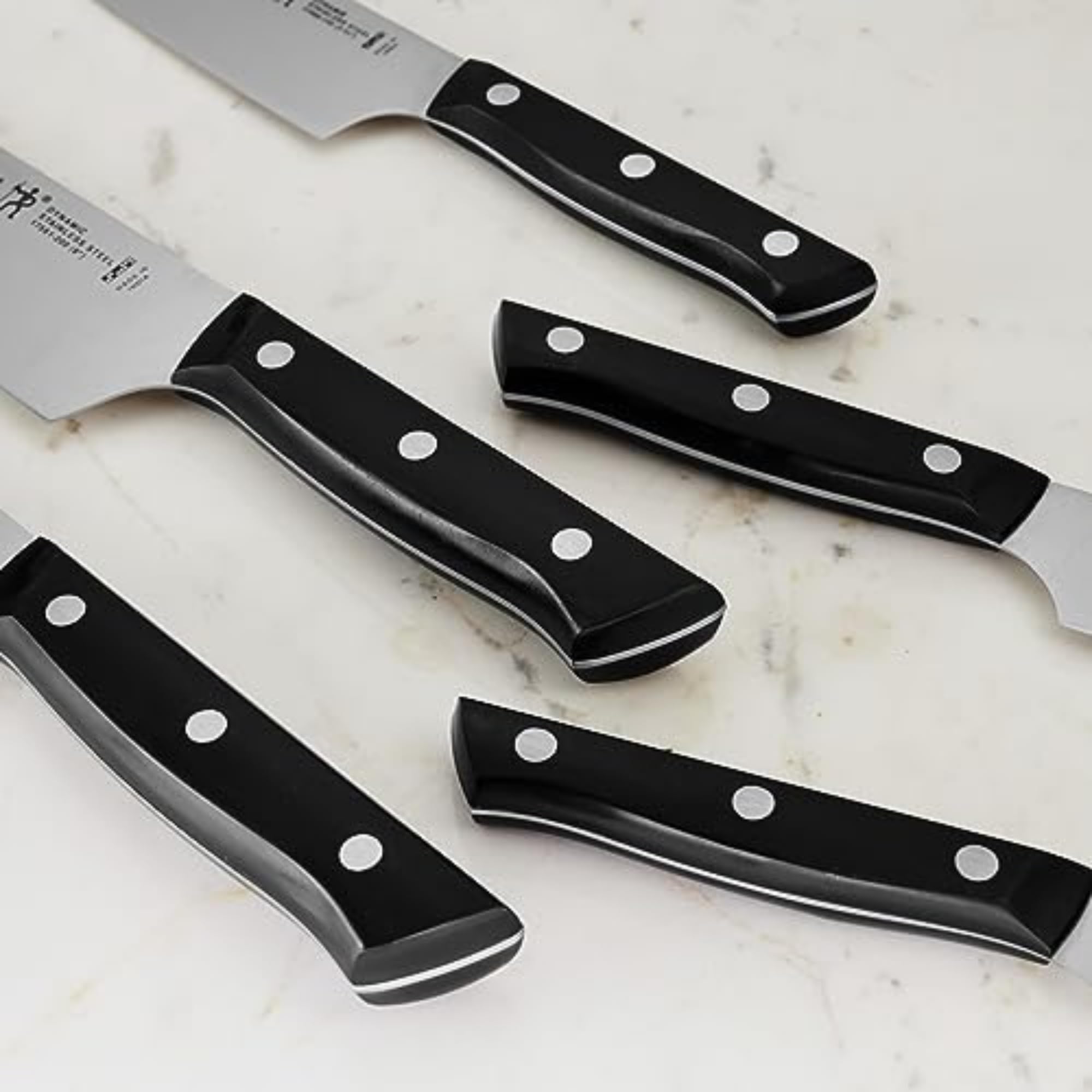 HENCKELS Dynamic Razor-Sharp 7-Piece Knife Set, Chef Knife, Bread Knife, German Engineered Informed by 100+ Years of Mastery