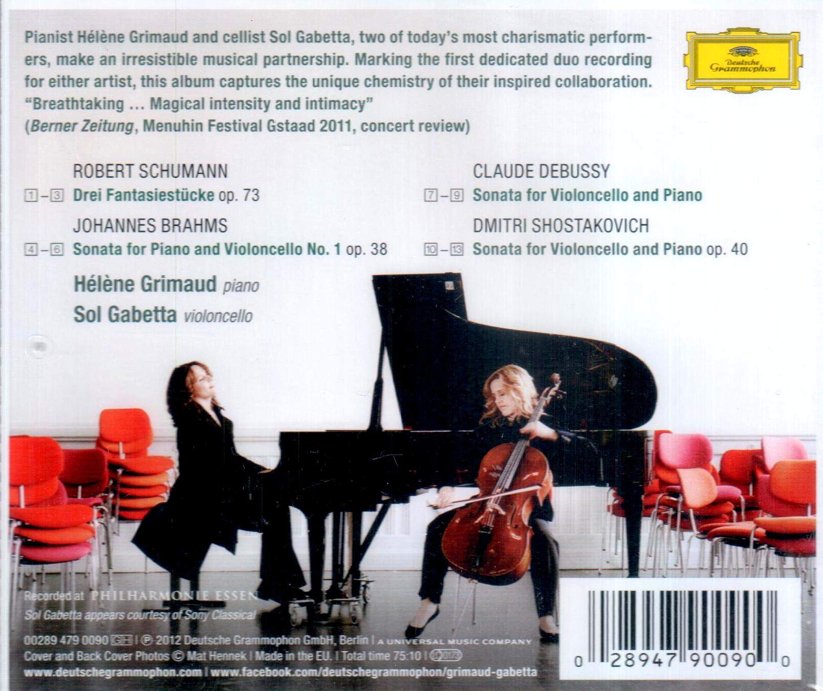 Duo (Schumann, Debussy, Shostakovich, Brahms)