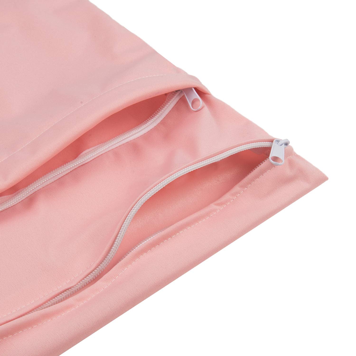 ALVA ALVABABY 2pcs Cloth Diaper Wet Dry Bags Waterproof Reusable with Two Zippered Pockets Travel Beach Pool Daycare Soiled Baby Items Yoga Gym Bag for Swimsuits or Wet Clothes L-B1929