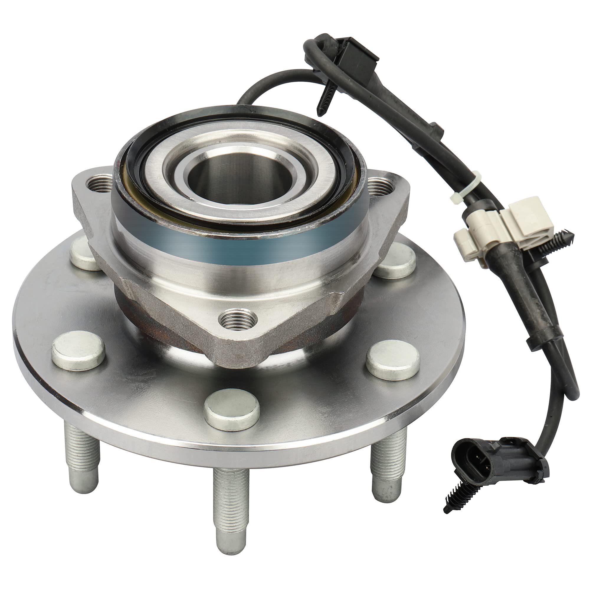 4WD ONLY Front Wheel Hub and Bearing Assembly 515036 Wheel Bearing for Cadillac Escalade, for Chevy Avalanche, Express 1500, Silverado, Suburban, Tahoe, for GMC Sierra, Yukon, Savana 6 Lugs w/ABS 1PCS
