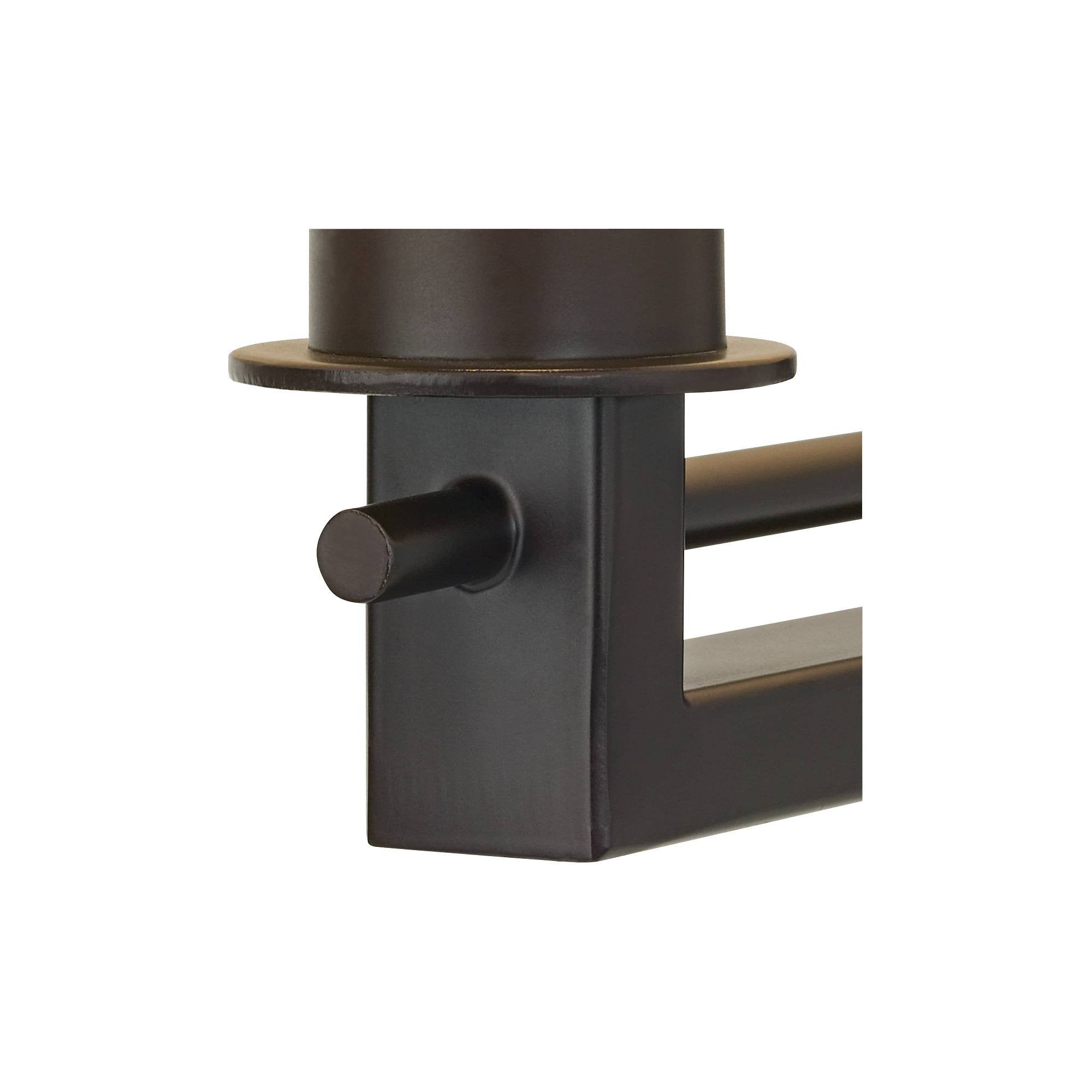 Franklin Iron Works Easley Modern Swing Arm Adjustable Wall Lamp with Cord Matte Bronze Brown Plug-in Light Fixture Dimmable Fabric Drum Shade for Bedroom Bedside Living Room Reading Kitchen