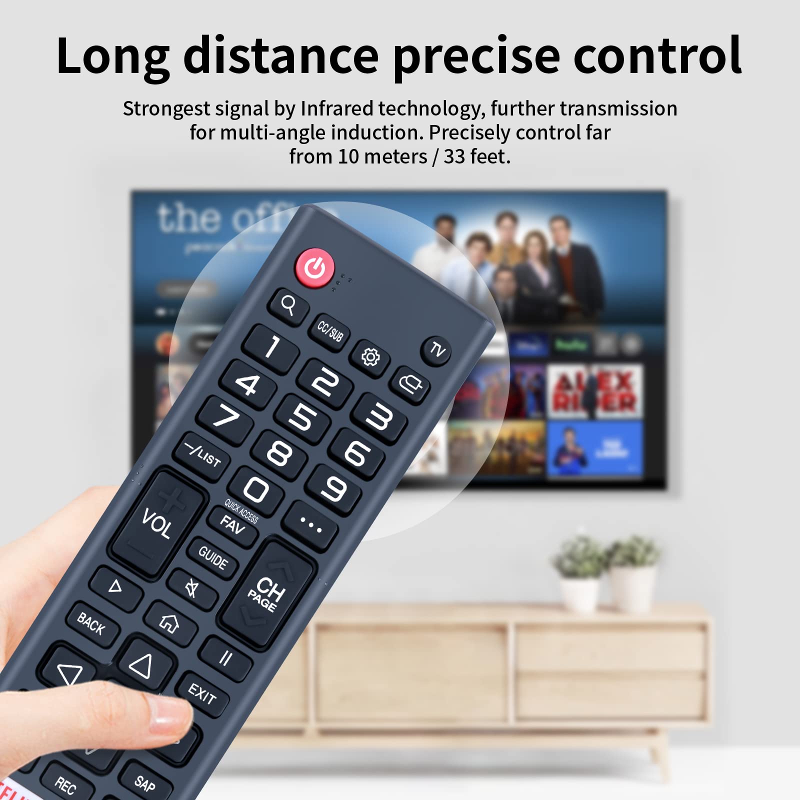 AKB76037002 Replacement Remote Control Applicable for RCA WebOS Smart TV RWOSU5047 RWOSU5549 RWOSU5847 RWOSU6547-B RWOSU7049