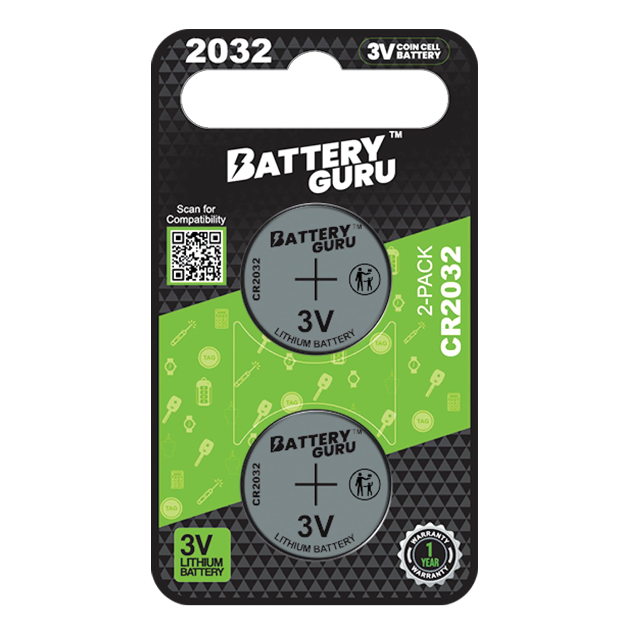 Key Fob Battery Replacement for BMW x5 (Selected: 2014-2024 X5 CR2032) 3V Remote Battery