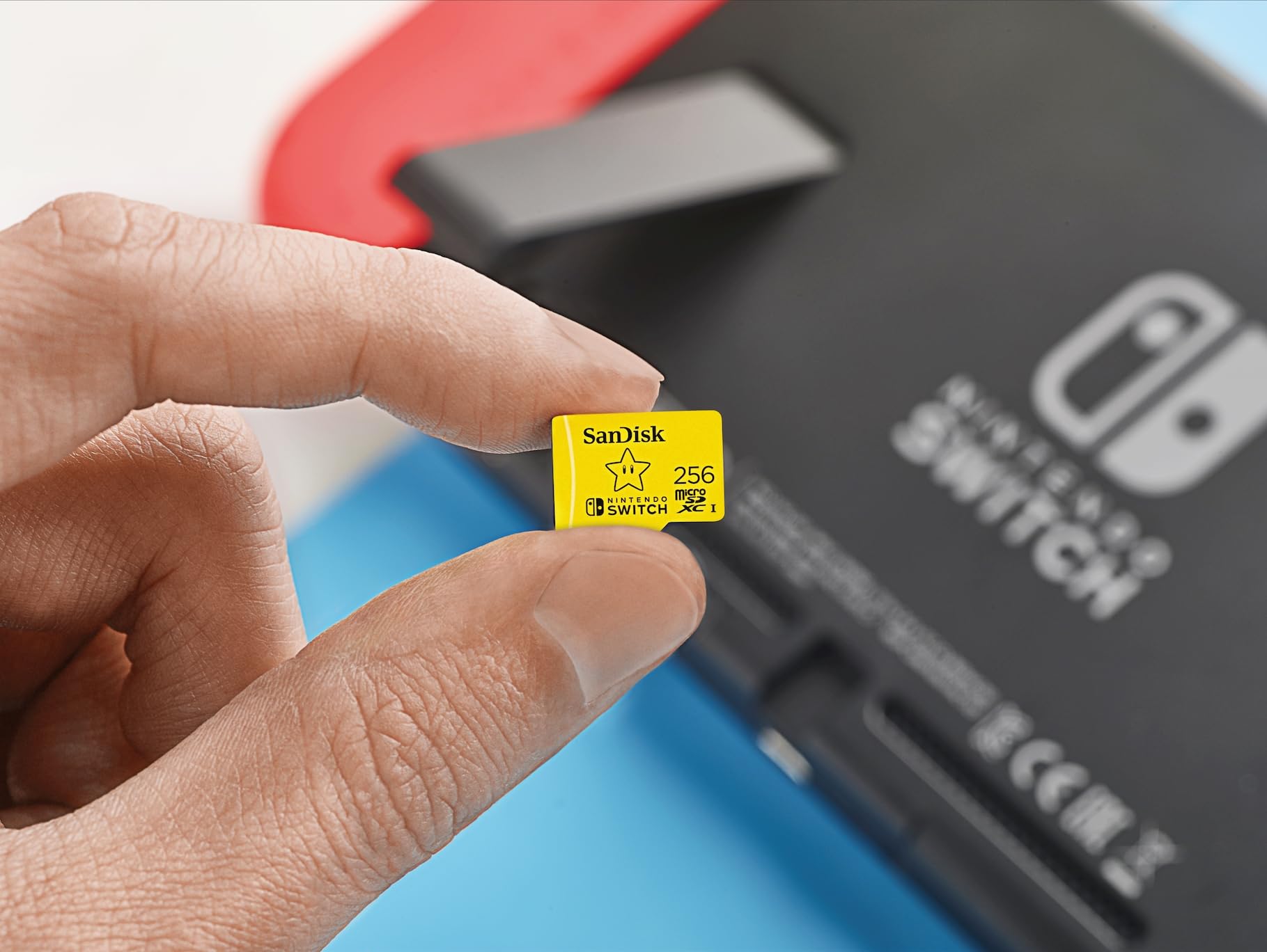 SANDISK 256GB microSDXC-Card, Licensed for Nintendo-Switch - SDSQXAO-256G-GNCZN