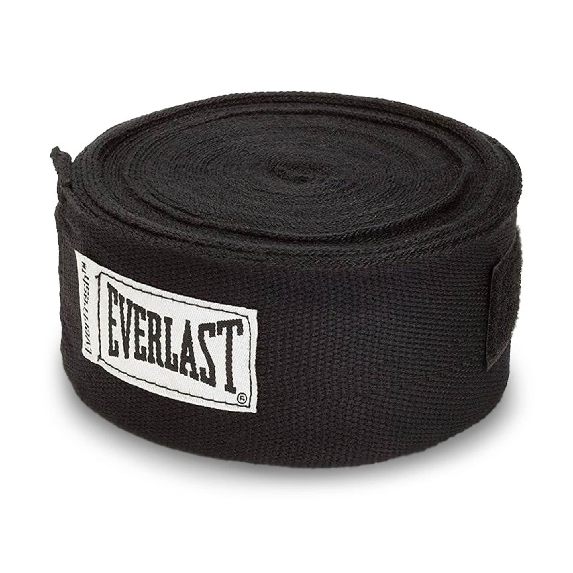 Everlast 120 Inch Polyester Cotton Boxing Sparring Training Hand Wraps with Thumb Strap Support for Boxing and MMA Training (3 Pack)