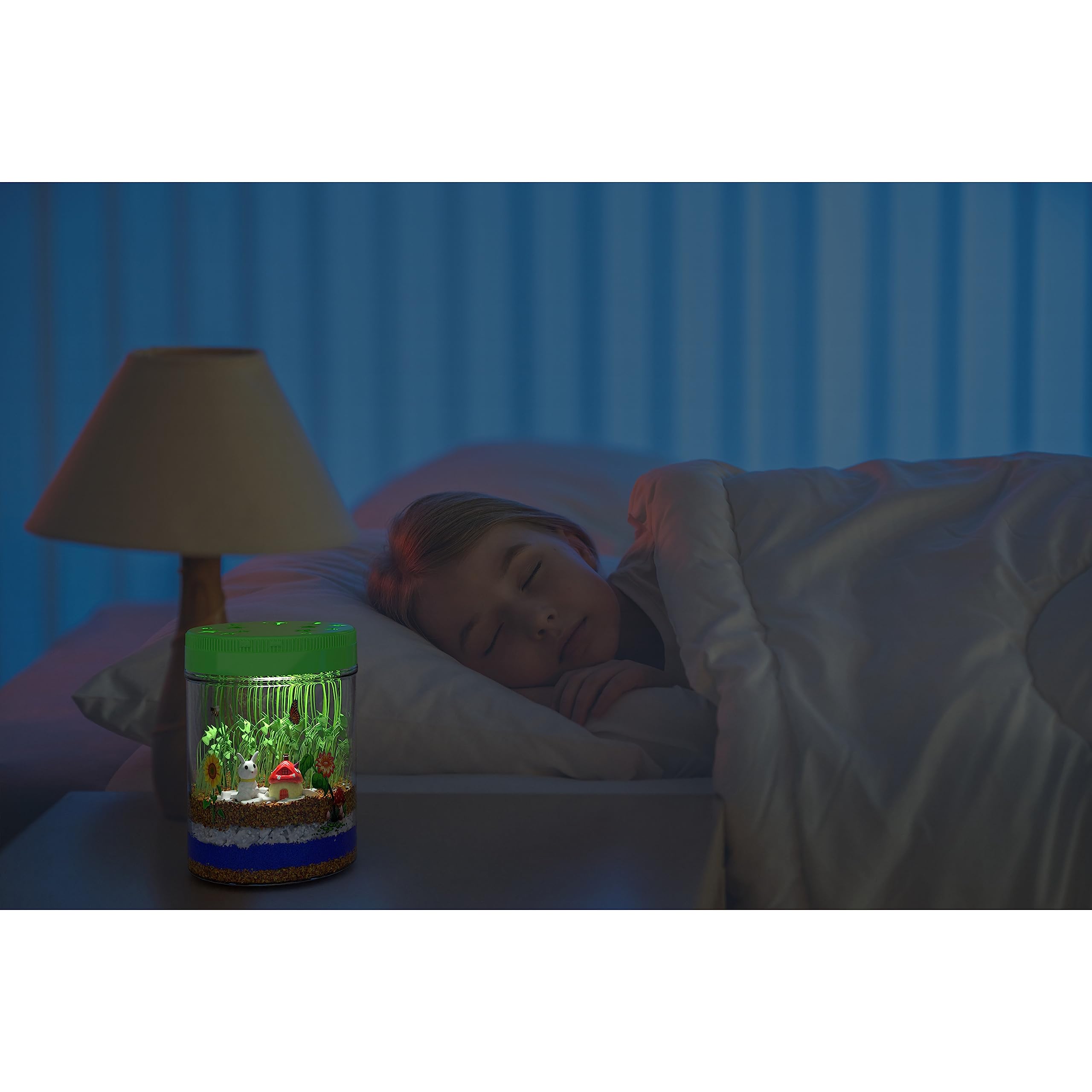 Dan&Darci Light-Up Terrarium Kit for Kids - STEM Science Kits - Gifts for Kids - Educational DIY Kids Toys for Boys & Girls - Crafts Projects Ideas for Ages 6 7 8-12 Year Old Age