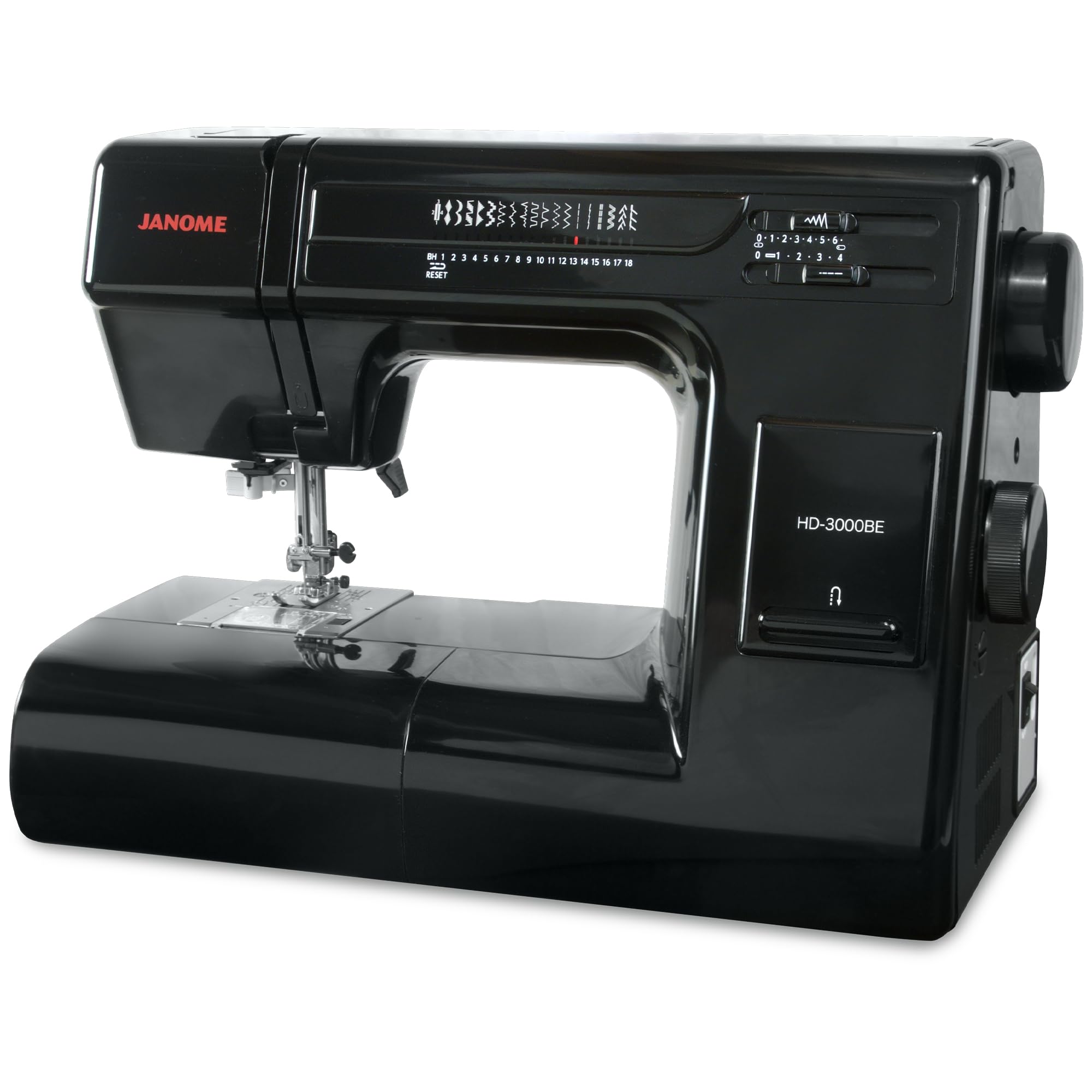 Janome Heavy Duty HD-3000 Black Edition Sewing Machine with Bonus 6 Piece Quilting Kit