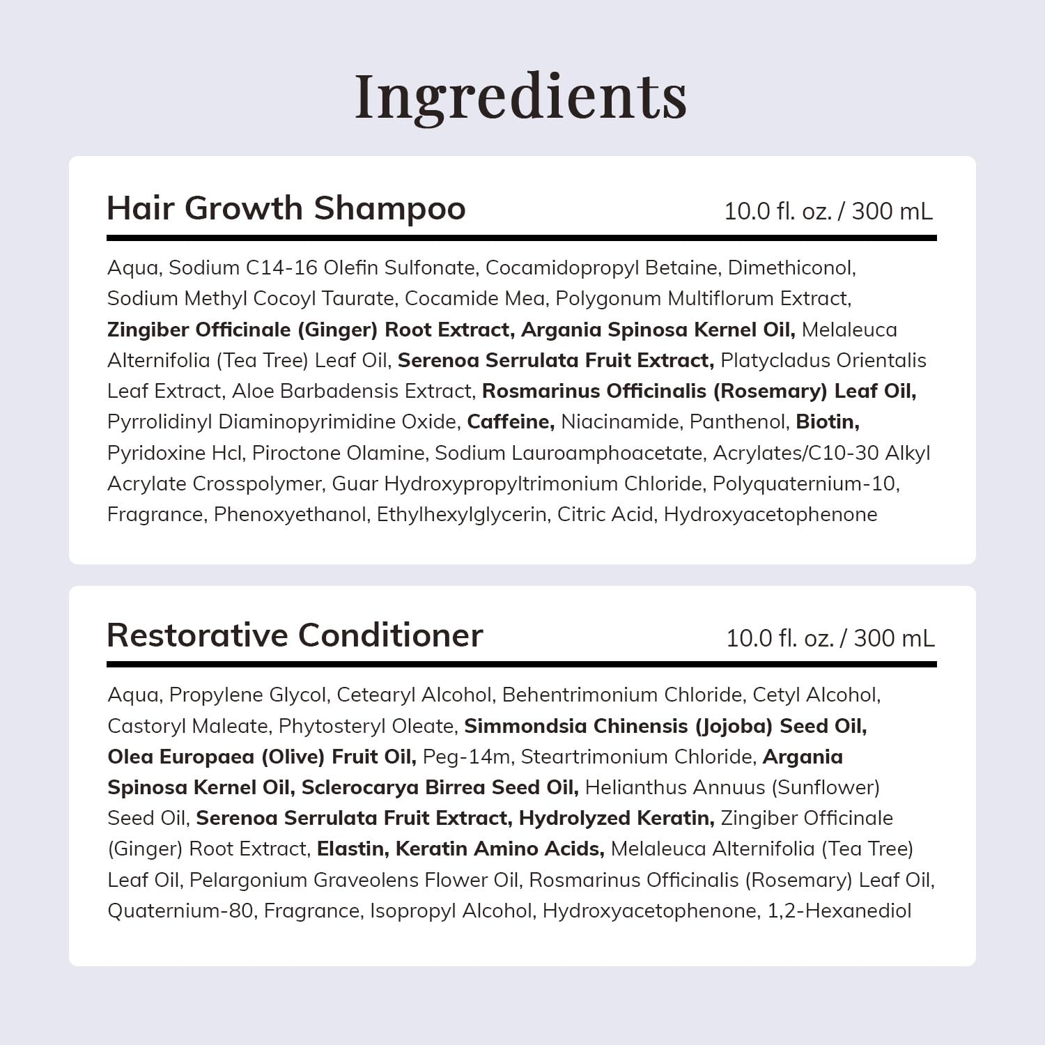 Hair Growth Shampoo and Conditioner Set - Rosemary & Biotin Shampoo and Conditioner for Hair Thickening - Botanical Boost for a Healthy Scalp, Hair Growth and Strengthen