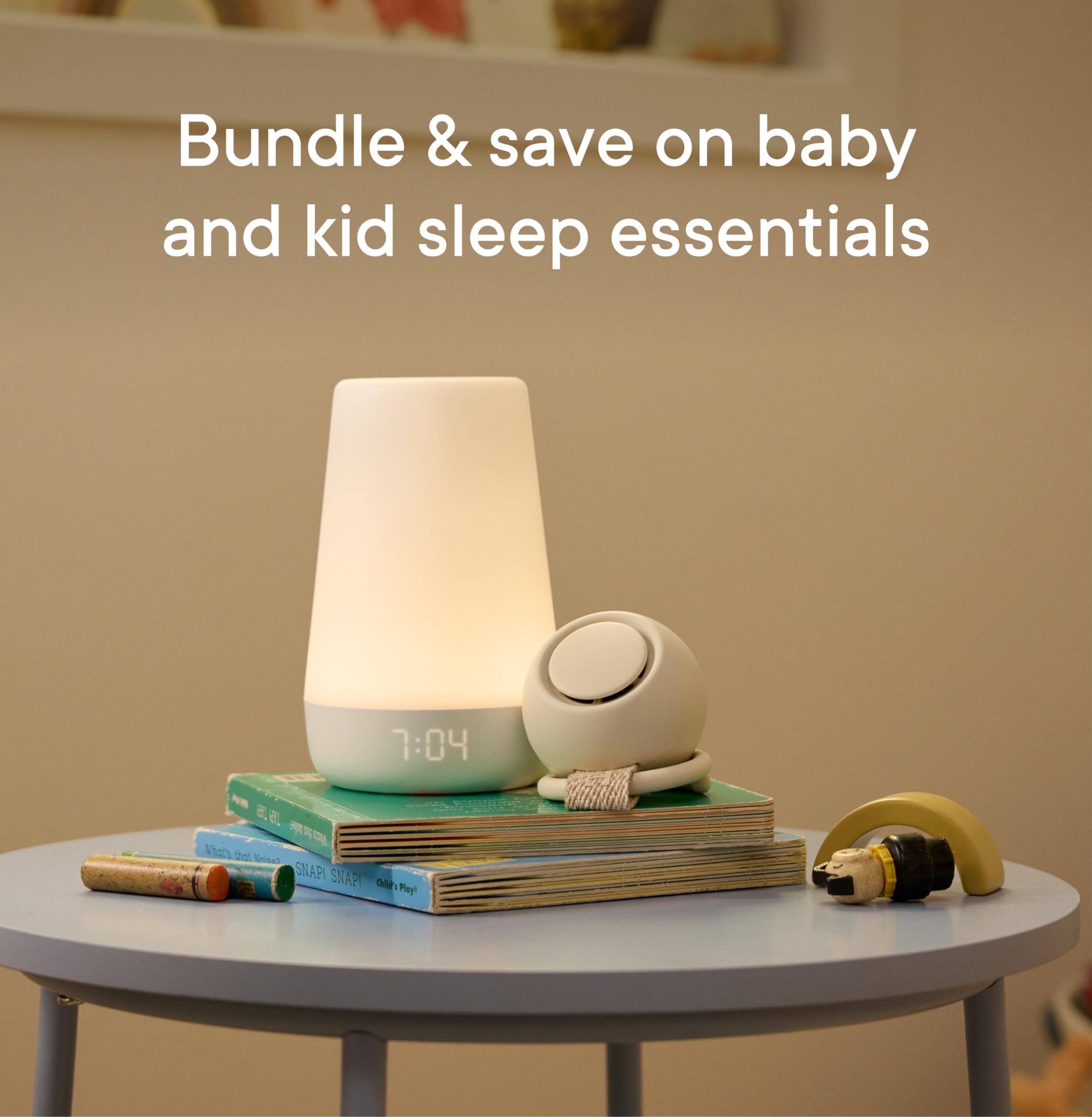 Hatch for Baby Sleep Bundle: Home & Travel Sound Machines Includes Rest 2nd Gen and Portable Hatch Go (Putty)