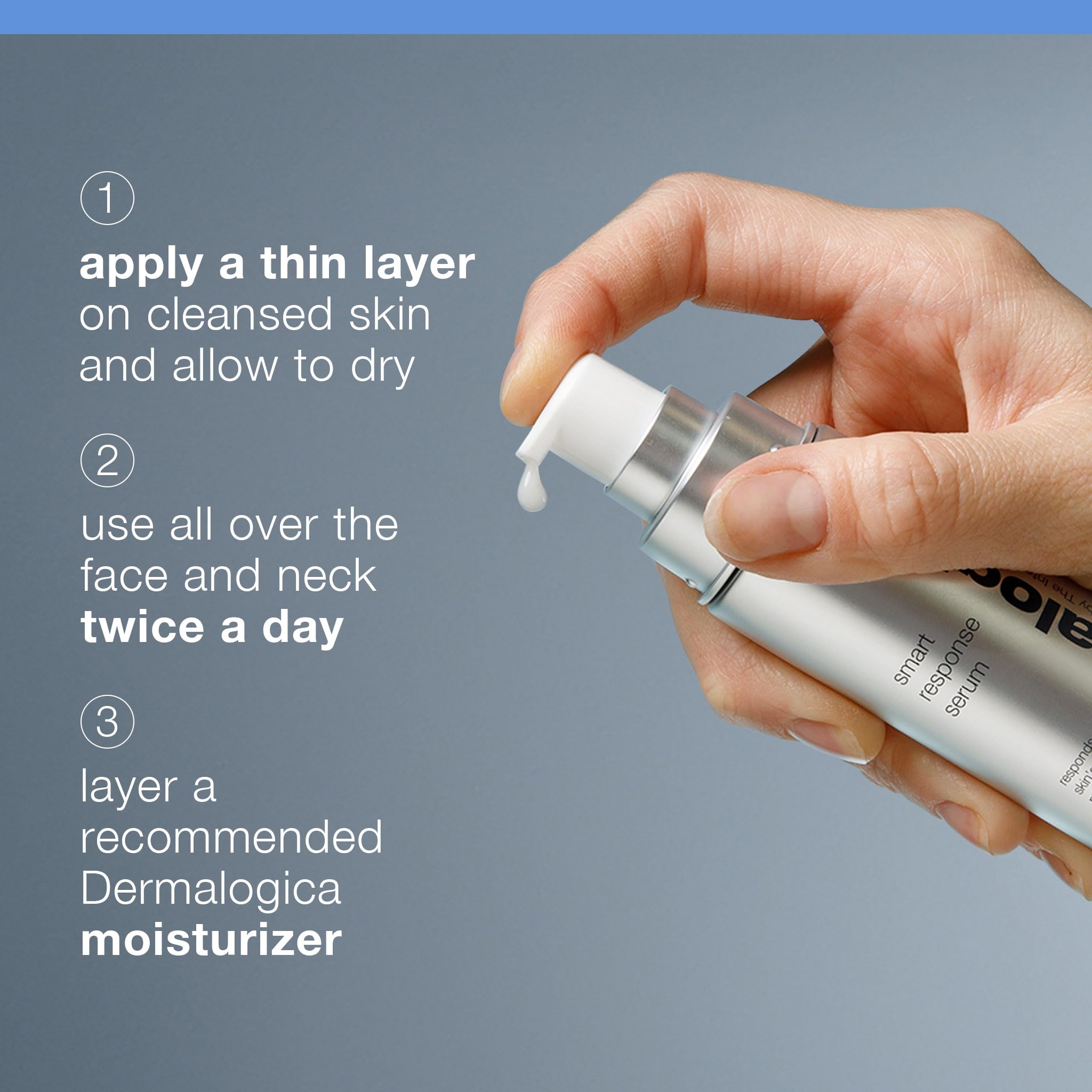 Dermalogica Smart Response Facial Serum, Anti Aging Serum with Lactic Acid and AHA, Hydrate, Brighten and Soothe Fine Lines and Wrinkles - 1.0 fl oz