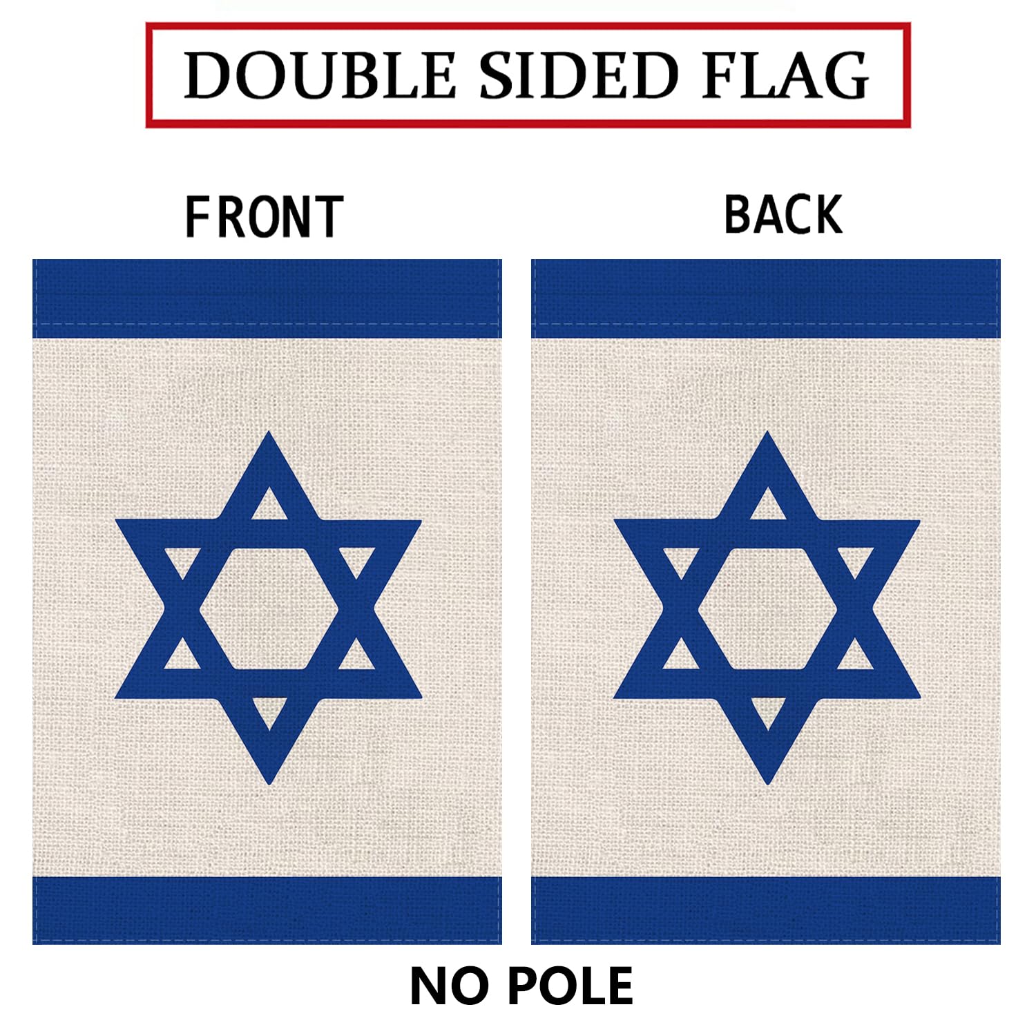 Israel Champion Garden Flag Vertical Double-Sided Flags For Outside Holiday Flag Home Signs Yard Lawn Outdoor Decor 12.5x18 Inch