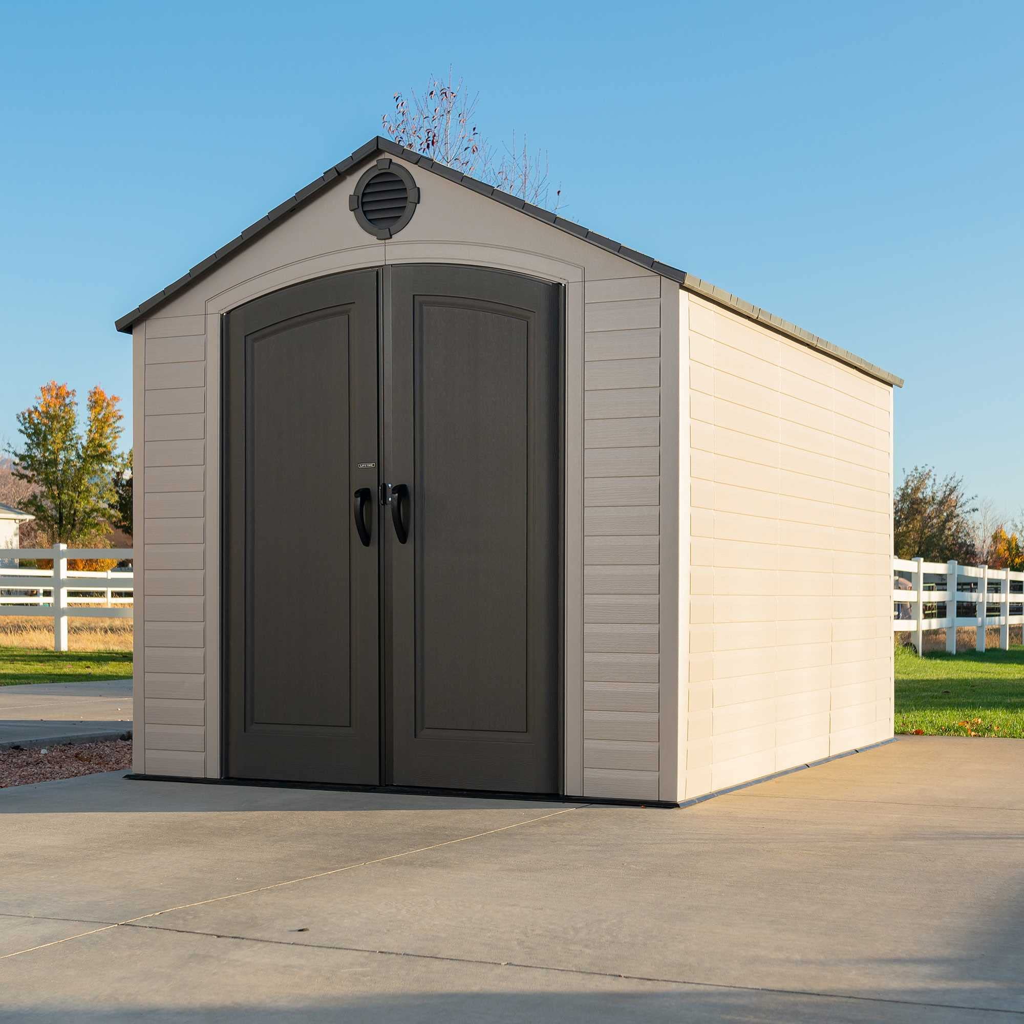 Lifetime Outdoor Storage Shed, 8 x 10 Feet