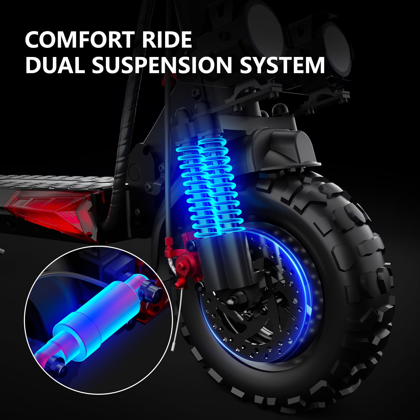 Electric Scooter Adults, 37 Miles Long Range, 34 Mph Max Speed, 11" Off-Road Tires,48V 18/21AH Big Battery,1200W/1600W Motor, Dual Braking System,Folding Commuter E Scooter (48V 18AH-1200W-J11 MAX)