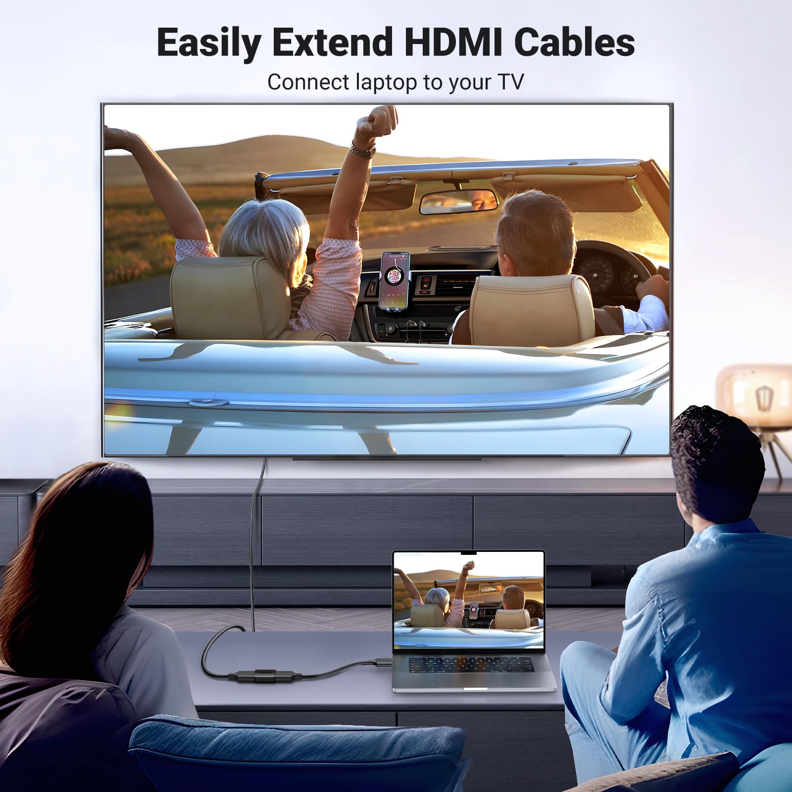 UGREEN HDMI Coupler 2 Pack, 4K@60Hz HDMI Female to Female Adapter HDMI 2.0 Extender for HDMI Cables 3D HDMI Connector Compatible with HDTV Roku TV Stick Chromecast Nintendo Switch Xbox PS5/4 Laptop PC