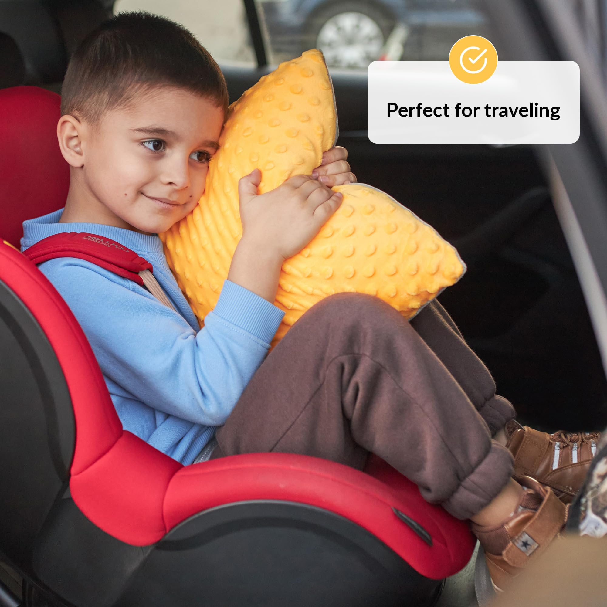 ODOXIA Vibrating Pillow for Autistic Kids | Sensory Pillow for Kids & Adults | Relaxing, Huggable Feeling | Sensory Vibration | Vibrating Items for Autism | 2 AA Batteries Required