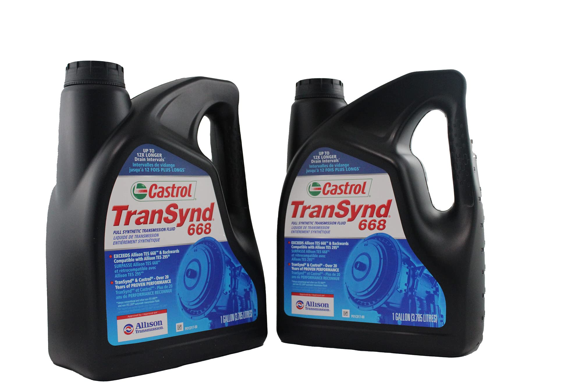 STONE RIVER PRODUCTS Castrol TranSynd 668 Allison 2021 Updated SPEC 2 GALLONS and ONE Allison 29539579 Filter ONLY by DOXA Worldwide