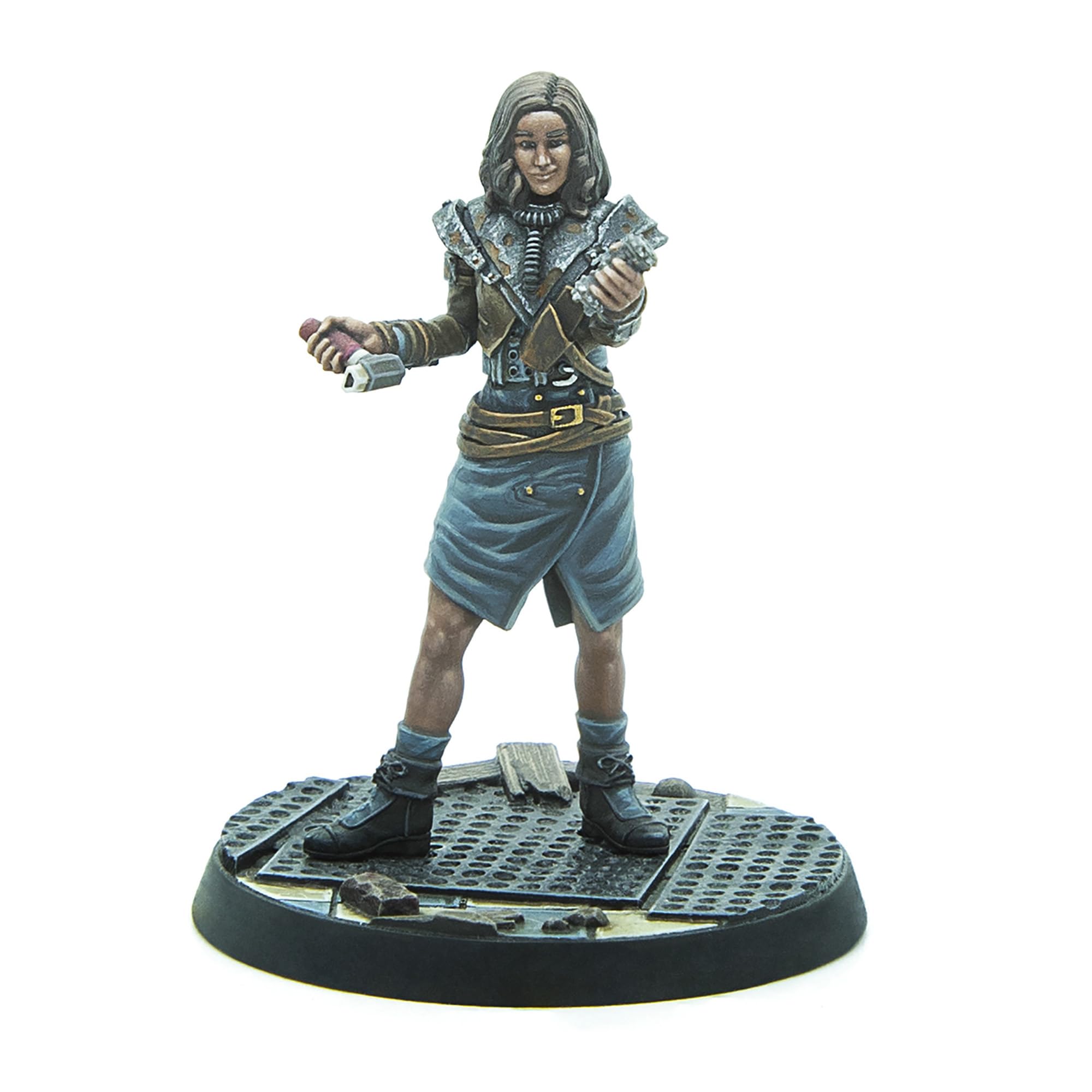 Modiphius Entertainment: Fallout: Wasteland Warfare Raiders - Operators Bosses - 3 Figures, Nuka World Wave, 32mm Multi-Part Resin Unpainted Mniatures