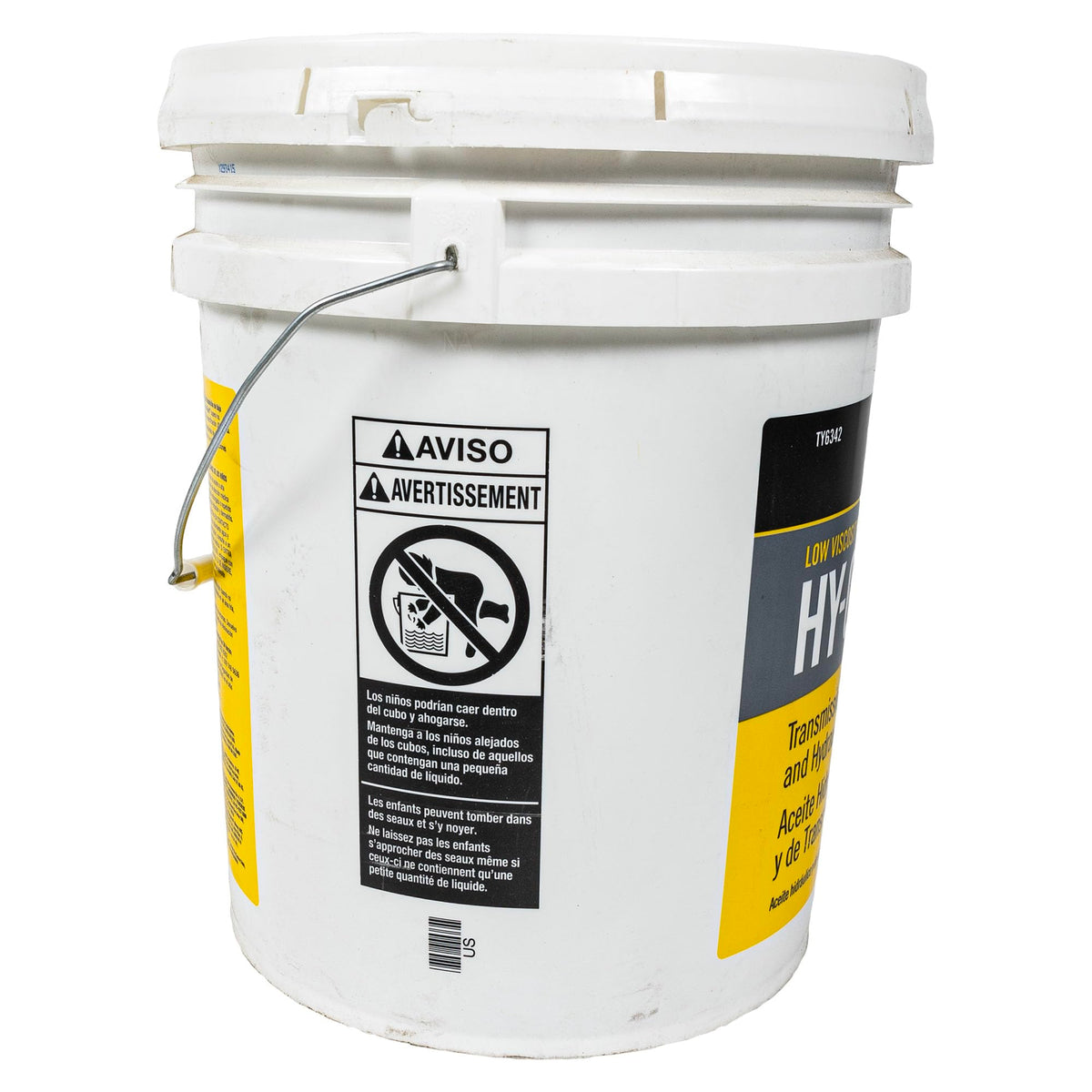 John Deere Low Viscosity Hy-Gard Transmission and Hydraulic Oil 5 Gallon Bucket TY6342