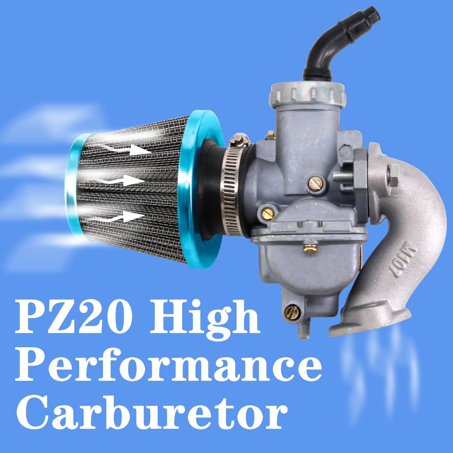 PZ20 Carburetor for Kazuma Baja 50cc 70cc 90cc 110cc 125cc TaoTao 110B NST SunL 4 Stroke ATV 4 Wheeler Go Kart Dirt Bike Honda XR70R XL75 CRF80F XR80