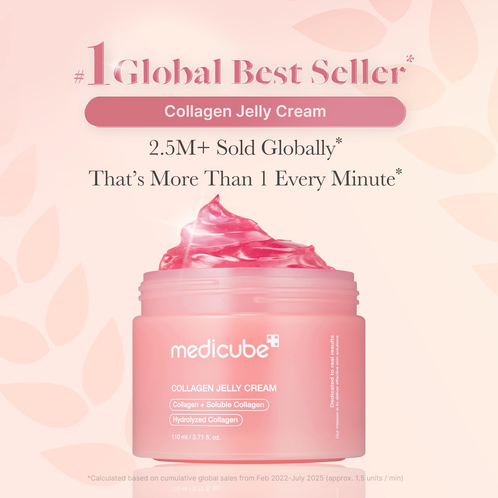 medicube Viral Collagen Big Size Duo: Collagen Jelly Cream 110ml and Triple Collagen Cream | Niacinamide, Hyaluronic Acid for Glowing, Fimer-Looking Skin