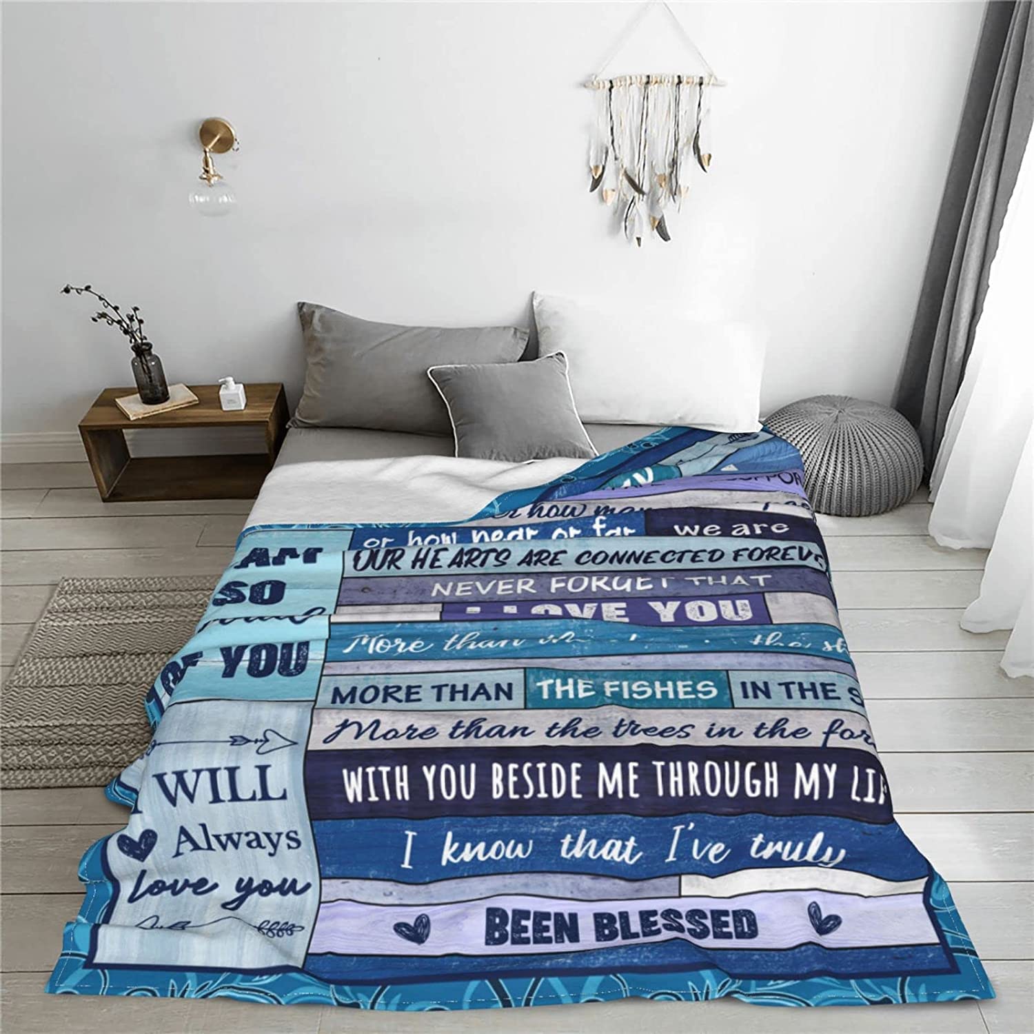 AJIIUSV Grandpa Gifts, Gifts for Grandpa from Granddaughter Grandson, Grandpa Gifts for Birthday, Fathers Day Christmas Thanksgiving Gifts for Grandpa Throw Blankets 50"x60"