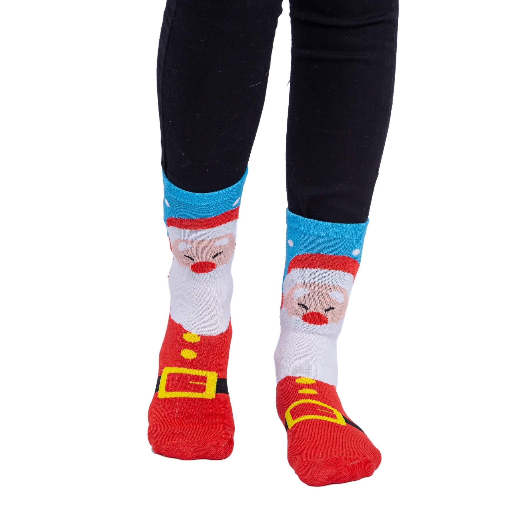 JOYIN 12 Pairs Christmas Socks Warm Soft Cotton Christmas Socks for Women Men for Christmas, Holiday or Birthday Gift