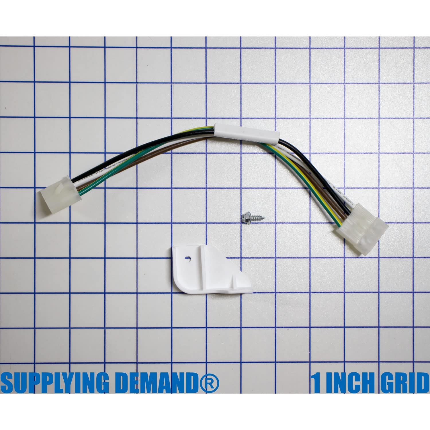 Supplying Demand 2198597 W10190960 Refrigerator Freezer 8 Cube Ice Maker Assembly Replacement Works with W10757851 Control Board Model Specific Not Universal