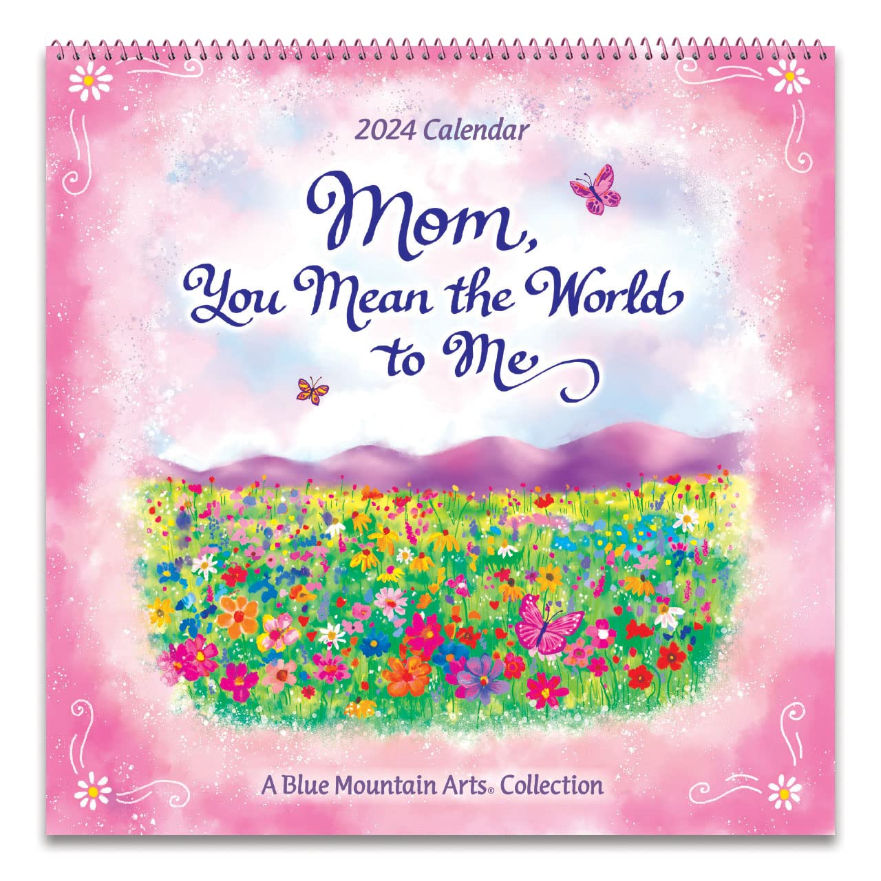 Blue Mountain Arts Mom, You Mean the World to Me-2024 Wall Calendar