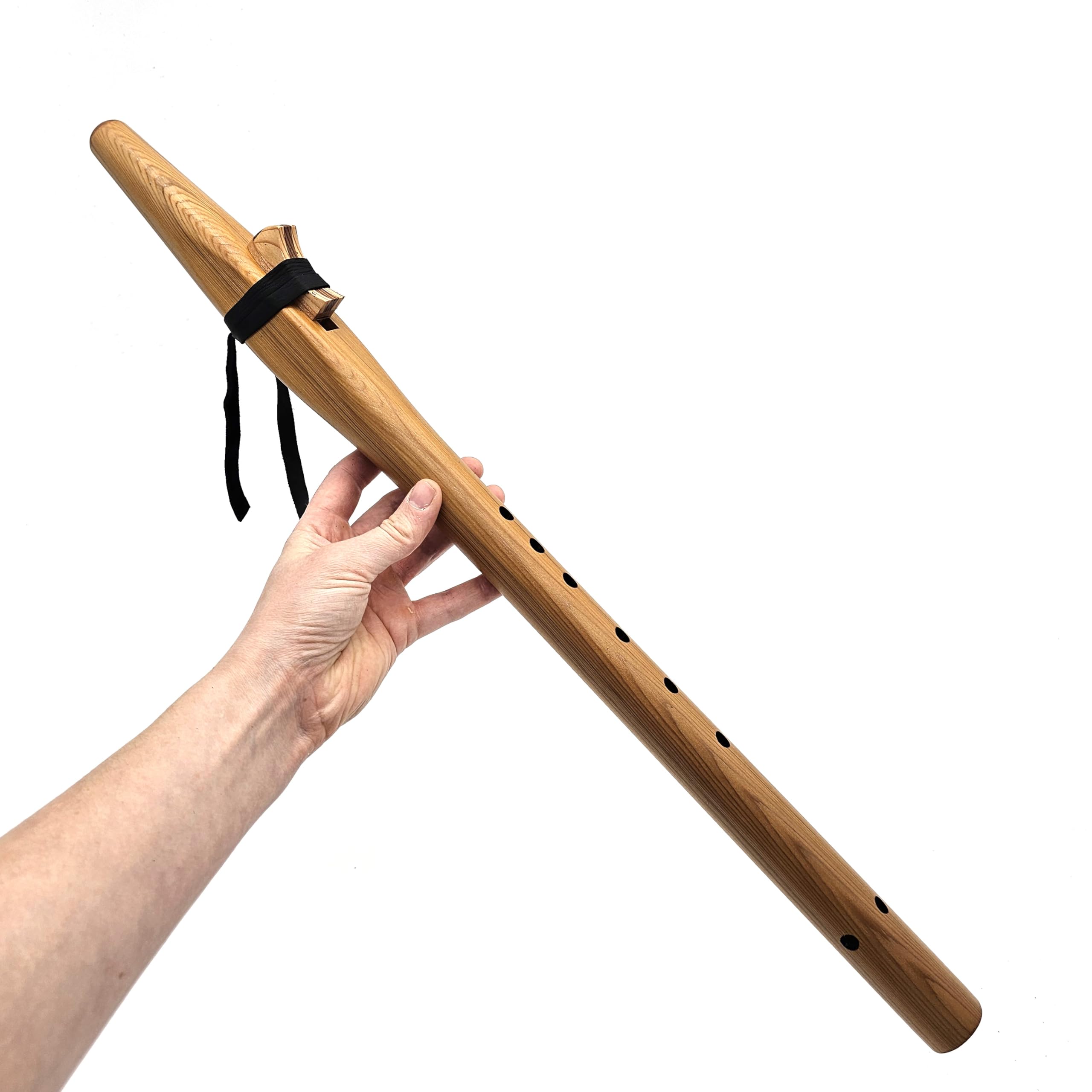 Native American Style G Flute, Cedar Beginner Flute Package with Book by Stellar Flutes. Stellar Basic G Flute (Flute Bag Not Included)