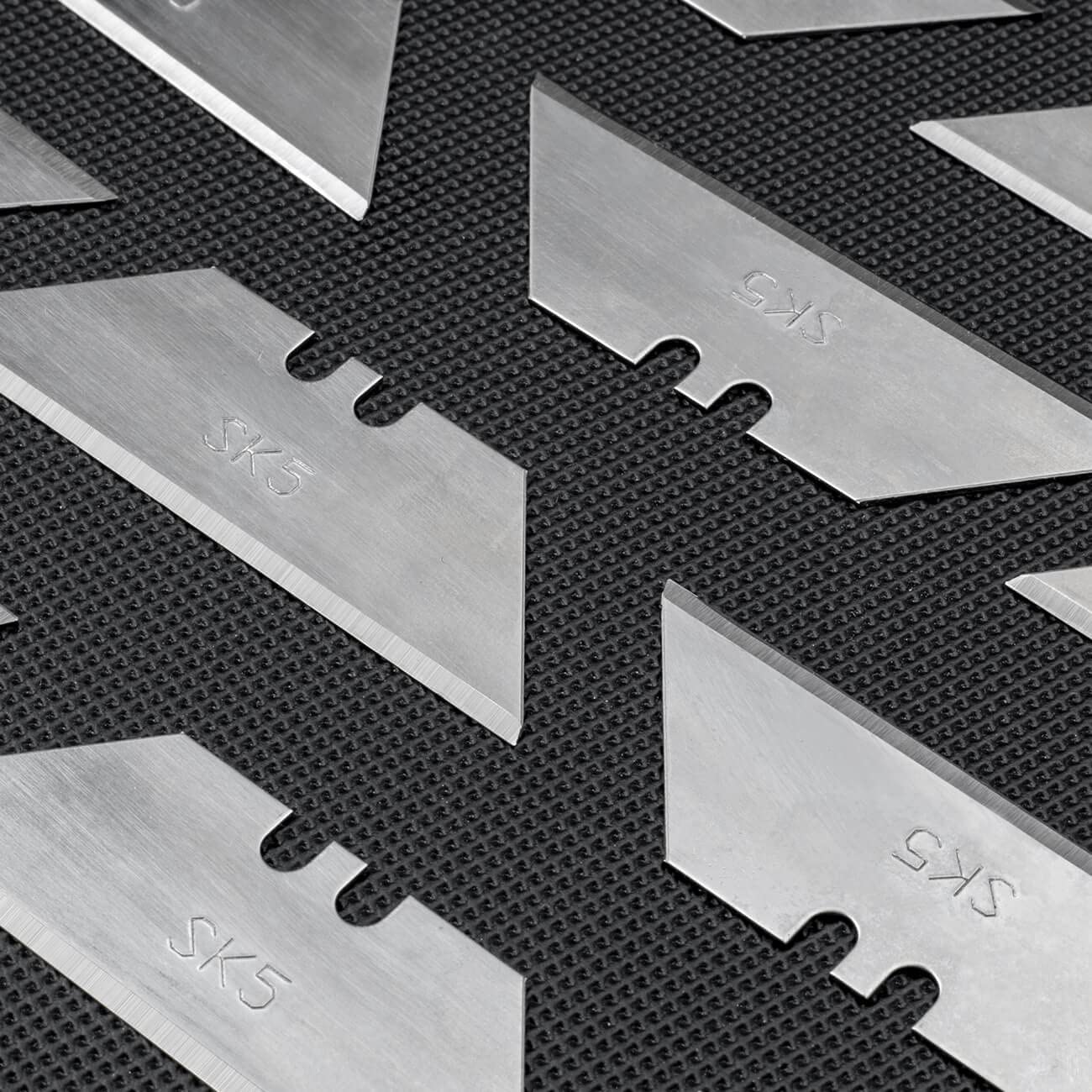 Utility Knife Blades/Box Cutter Blades/Replacement Blades/Razor BladesThicken SK5 Steel Standard Size 40-Pack & Dispenser