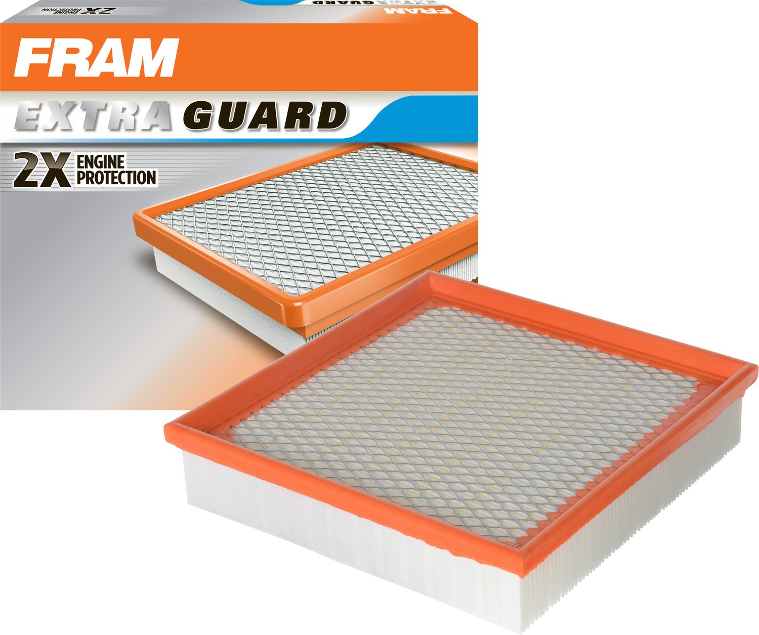 FRAM Extra Guard CA10014 Replacement Engine Air Filter for Select Chevrolet, Buick, and Pontiac Models, Provides Up to 12 Months or 12,000 Miles Filter Protection